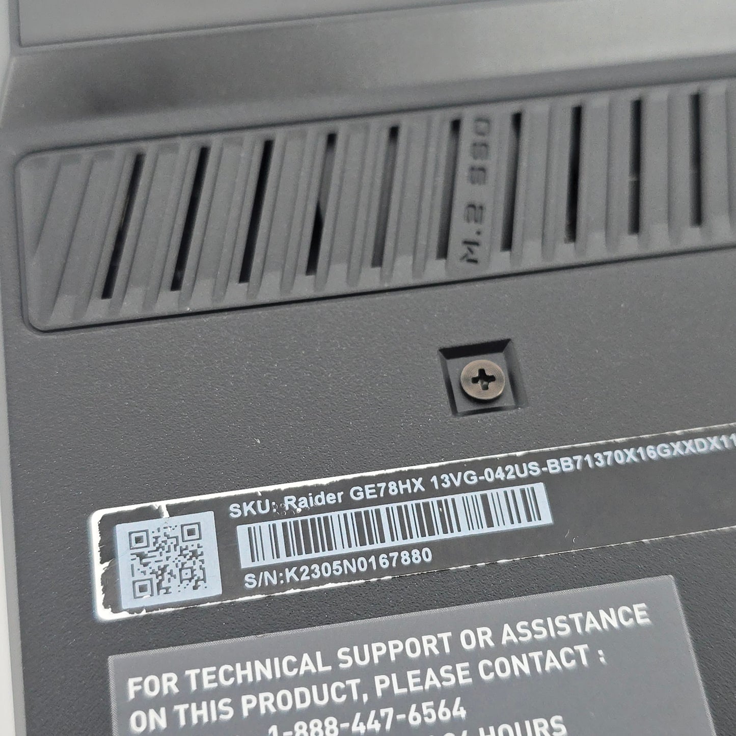 MSI RAIDER GE78, RTX 4070, Intel i7-13700H, 64GB DDR5, 1.5TB. QHD+ 240Hz Gaming Laptop