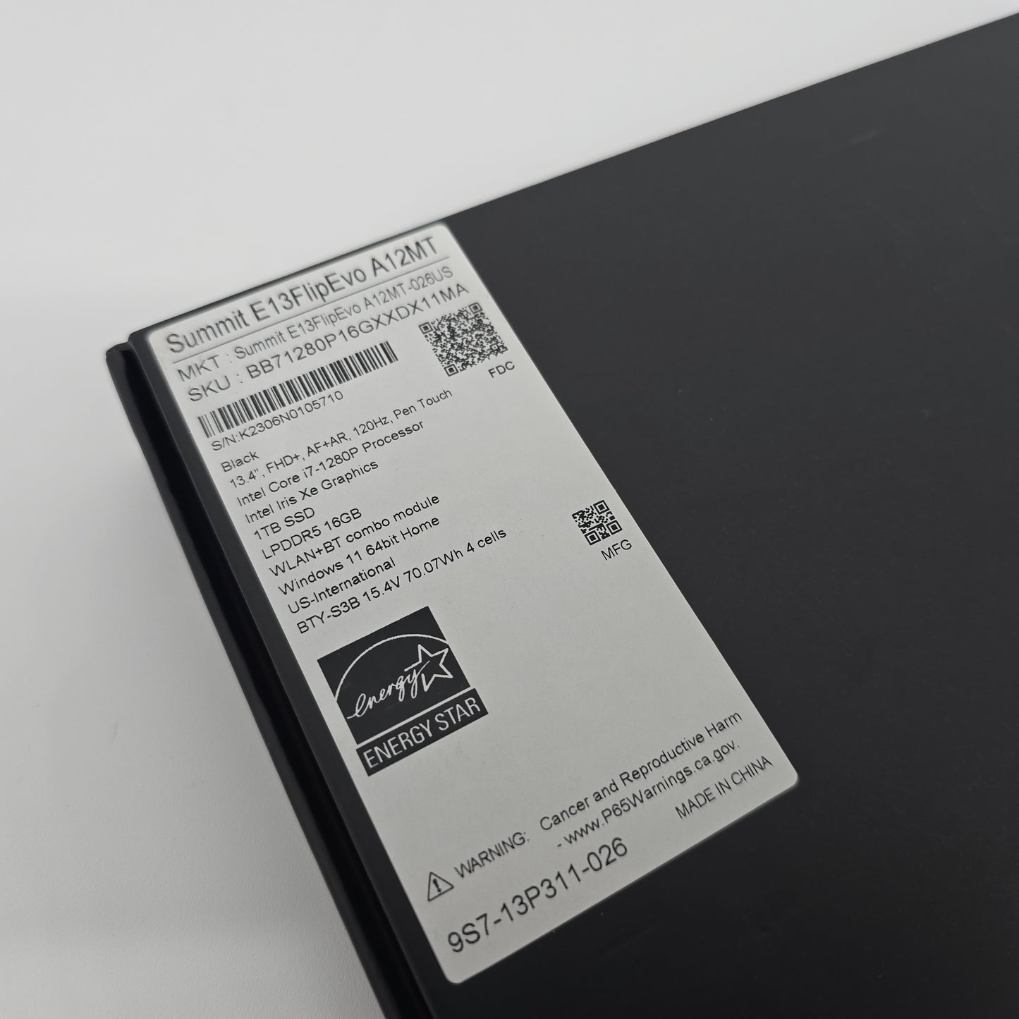 MSI Summit E13 Flip Evo, Intel i7-1280P, 1TB NVMe, 16GB DDR5, Professional Productivity Laptop