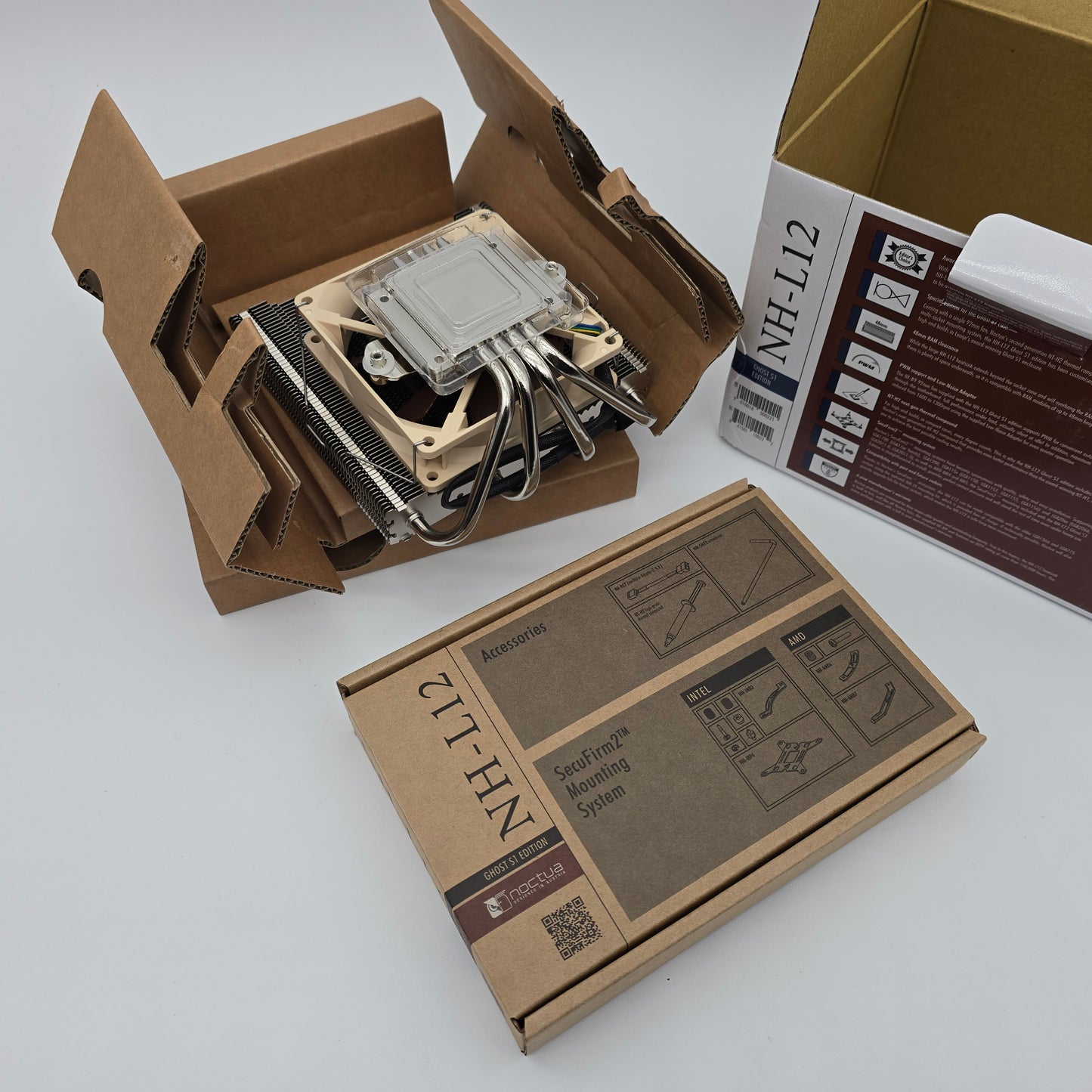 Noctua NH-L12 S1 Ghost Edition, Premium Low Profile CPU Cooler with Quiet 92mm PWM Fan