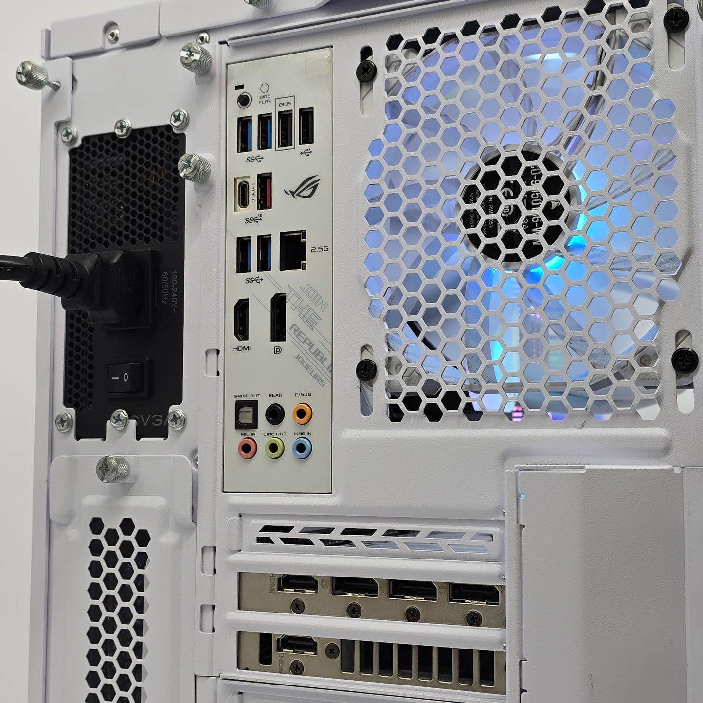 RTX 3080 ROG STRIX, Ryzen 7 5800X, 32GB Dominator Platinum, 1.5TB, Custom White Gaming PC