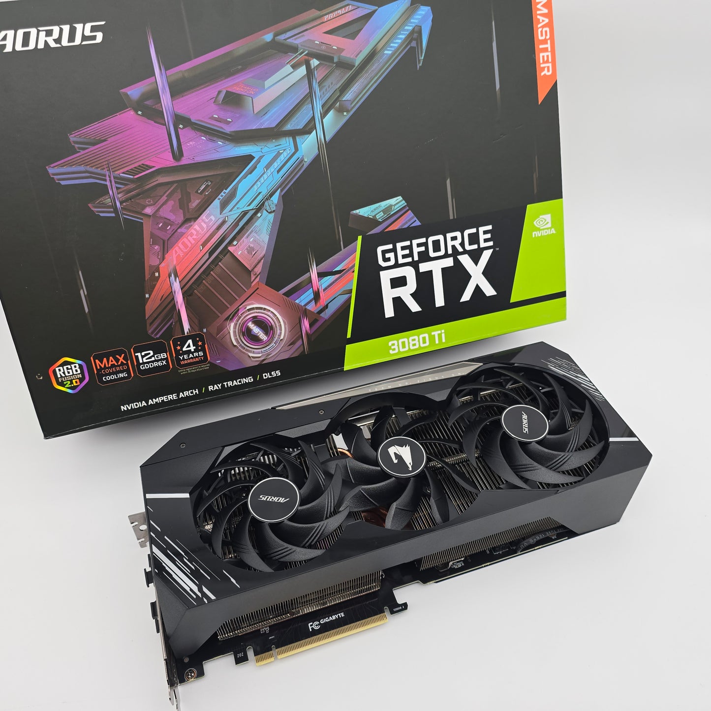 RTX 3080Ti Gigabyte Aorus Master 12GB, NVIDIA Gaming Graphics Card GPU