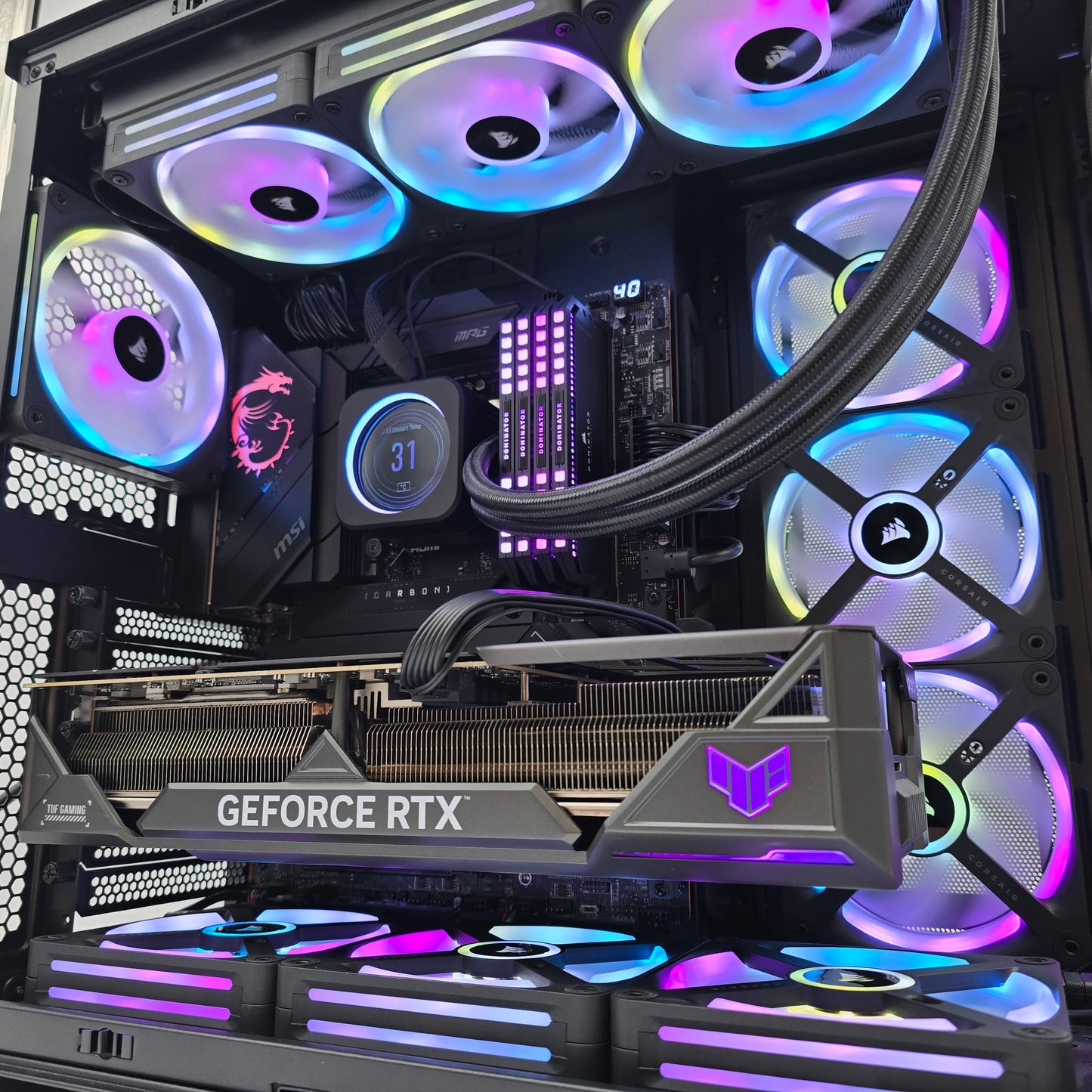 RTX 4090, Intel i9-13900K, 64GB DDR5, LCD Liquid Cooler, Custom Prebuilt Gaming PC