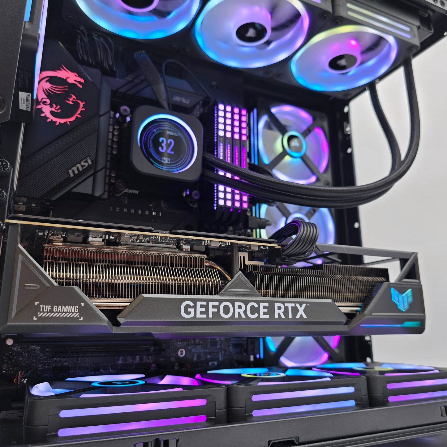 RTX 4090, Intel i9-13900K, 64GB DDR5, LCD Liquid Cooler, Custom Prebuilt Gaming PC