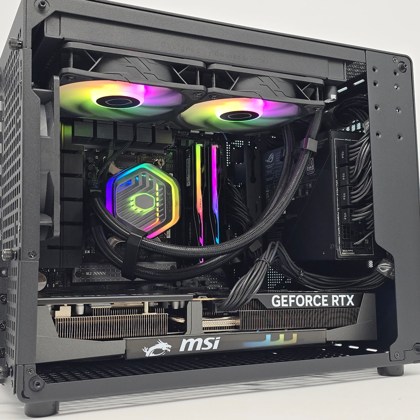 RTX 5080, 9800X3D, 64GB DDR5, 2TB NVMe, Custom Liquid Cooled Mini-ITX Gaming PC