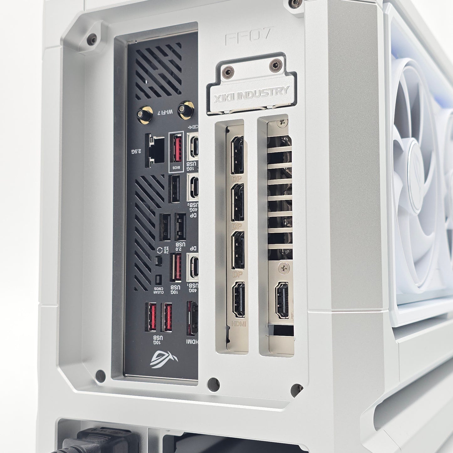 NVIDIA RTX 5090 ASTRAL White, Ryzen 9 9950X3D, 64GB DDR5, 4TB Gen 5 NVMe, XiKii Industry FF07 Silver Custom Build Gaming PC