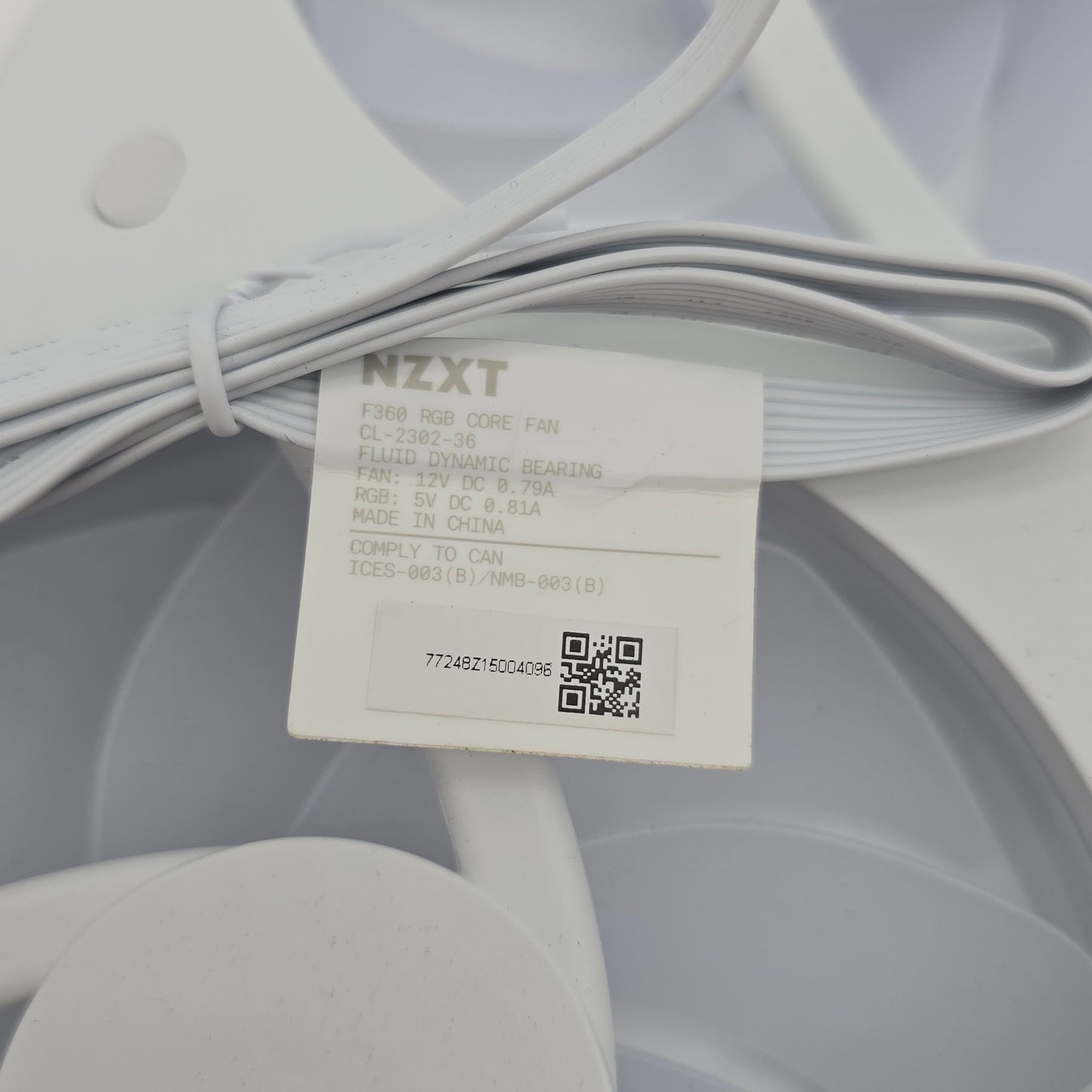 NZXT F360 RGB Core White, 360mm Integrated Triple Fan RGB Cooling