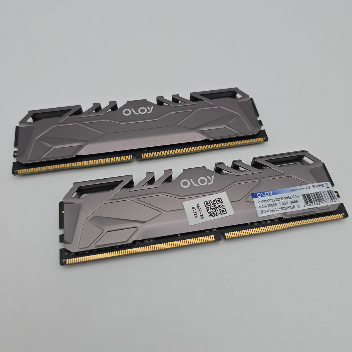 OLOY 16GB DDR4, 3200MHz, CL16, Desktop Gaming Memory RAM (2x8GB)