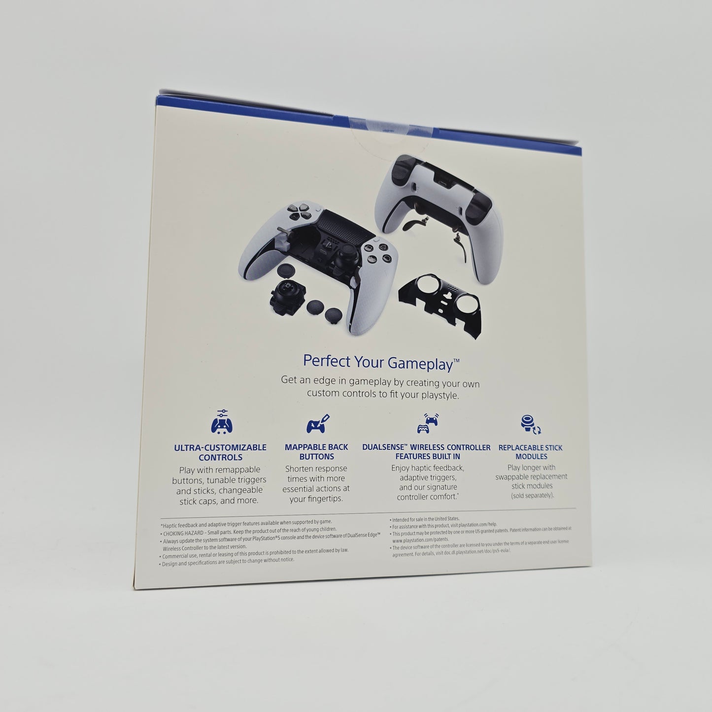 PlayStation DualSense Edge Wireless Controller, PS5, White