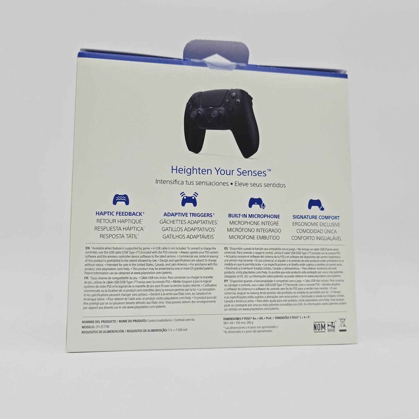 PlayStation DualSense Wireless Controller, PS5, Midnight Black