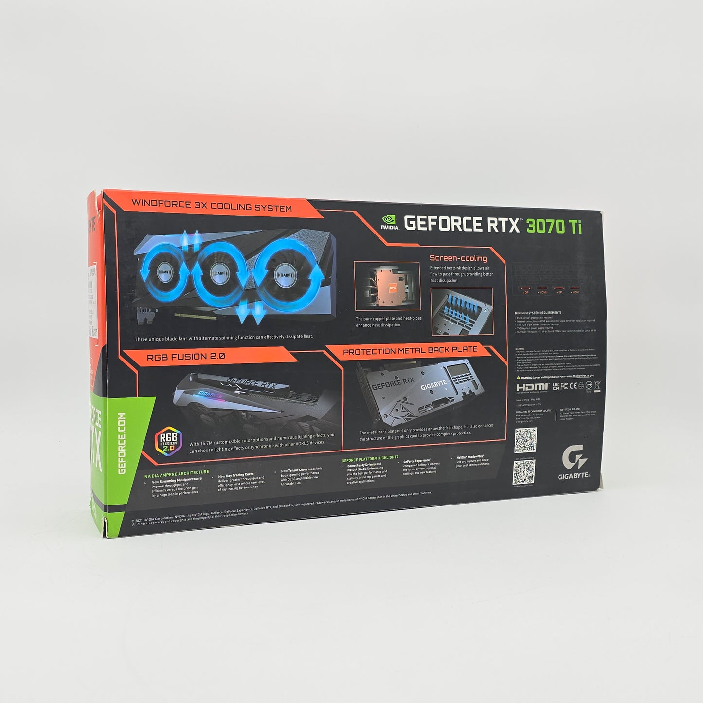 RTX 3070 Ti Gigabyte Gaming OC 8GB, NVIDIA Gaming Graphics Card GPU, 3070Ti
