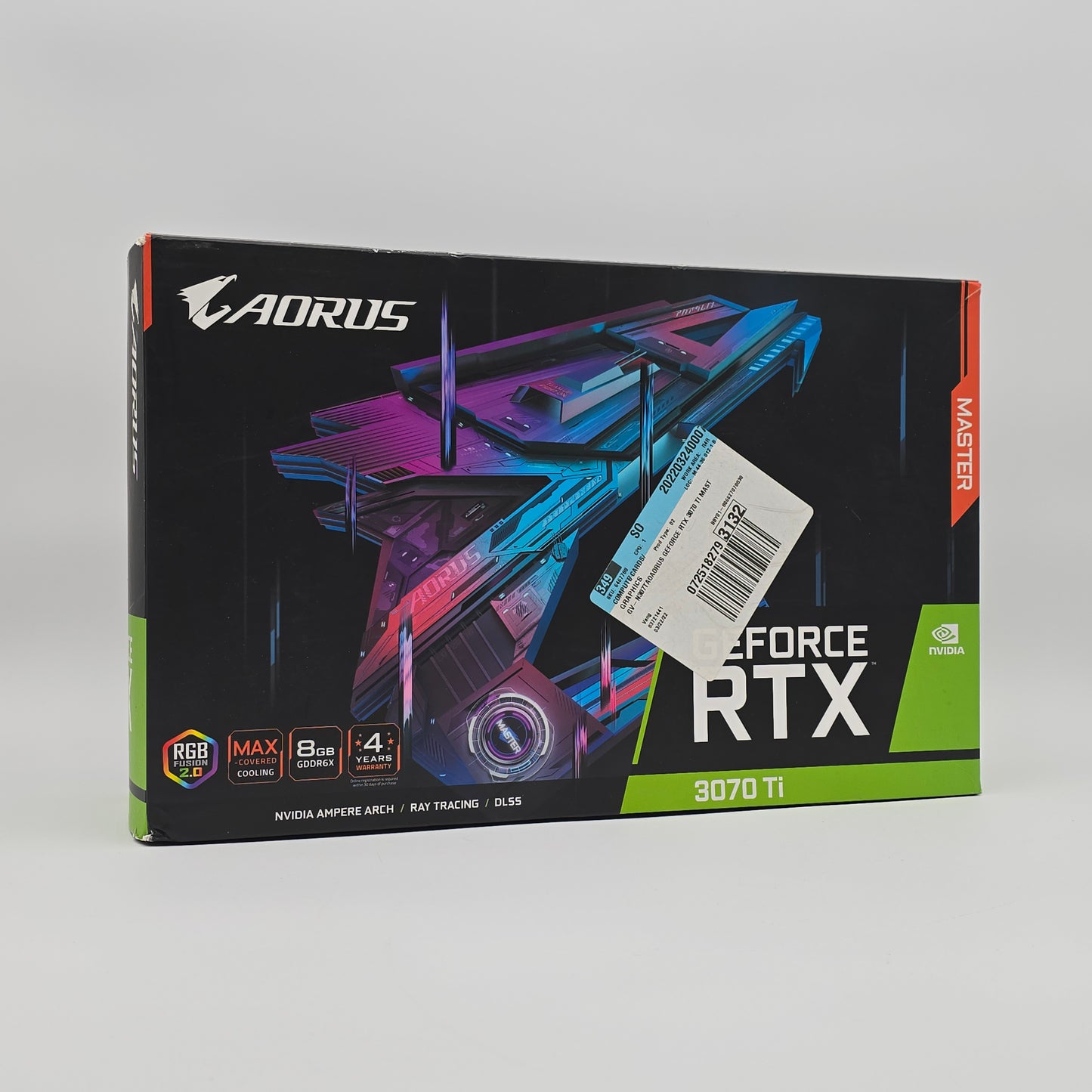 RTX 3070 Ti Gigabyte Aorus Master 8GB, NVIDIA Gaming Graphics Card GPU, 3070Ti