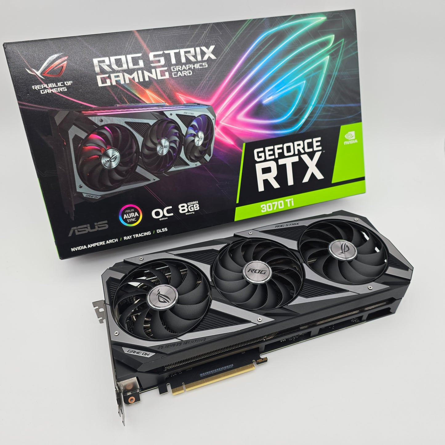 RTX 3070Ti ASUS ROG STRIX OC 8GB, NVIDIA Gaming Graphics Card GPU