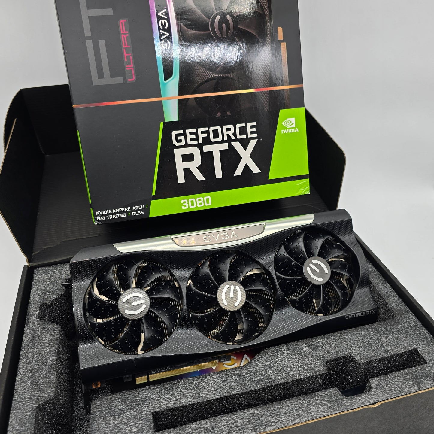 RTX 3080 EVGA FTW3 ULTRA 10GB, NVIDIA Gaming Graphics Card GPU