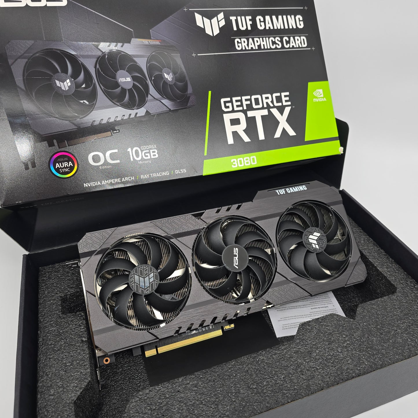 RTX 3080 ASUS TUF OC 10GB, NVIDIA Gaming Graphics Card GPU