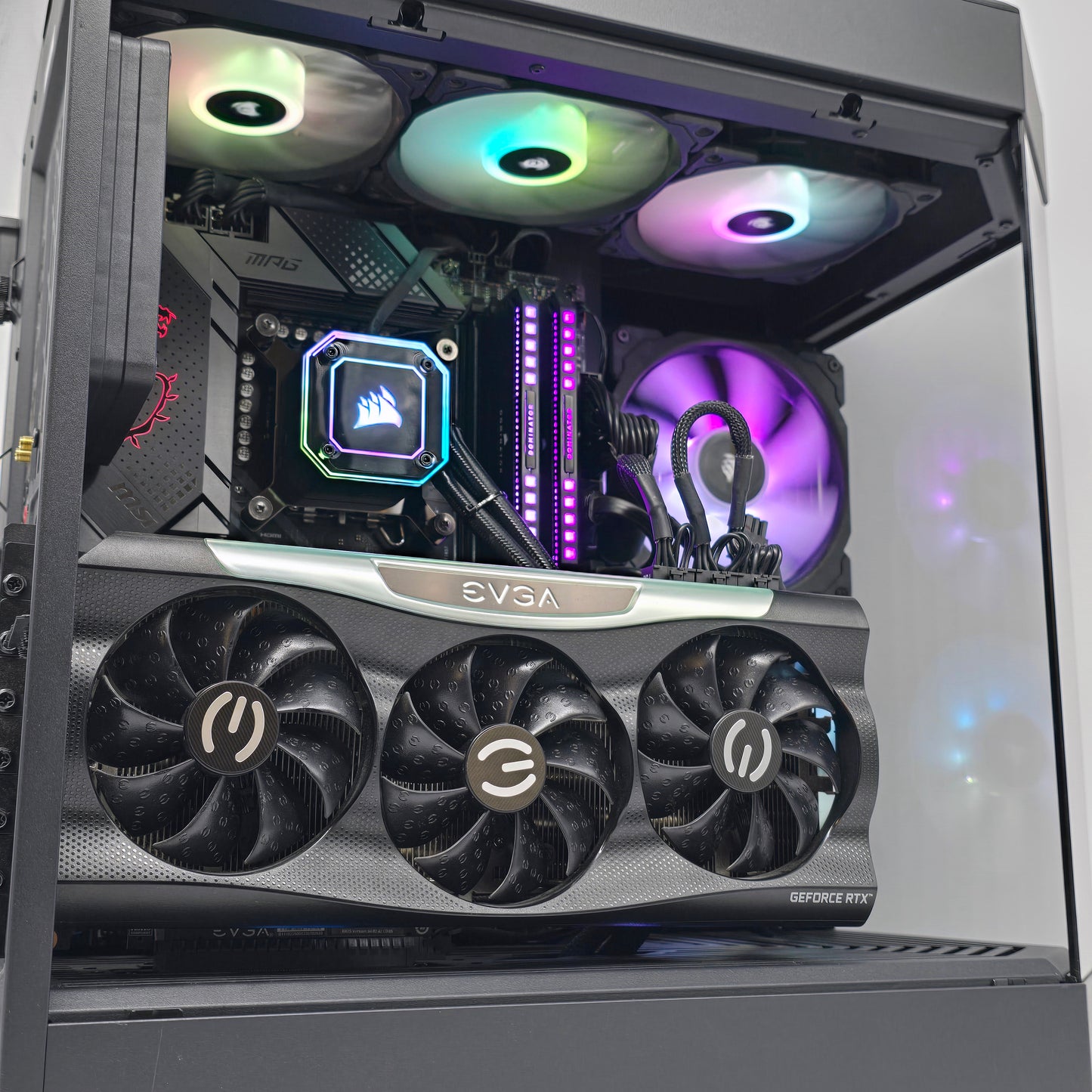 RTX 3090 FTW3, Intel i7-13700K, 32GB DDR5, Hyte Y60, Custom Liquid Cooled RGB Gaming PC