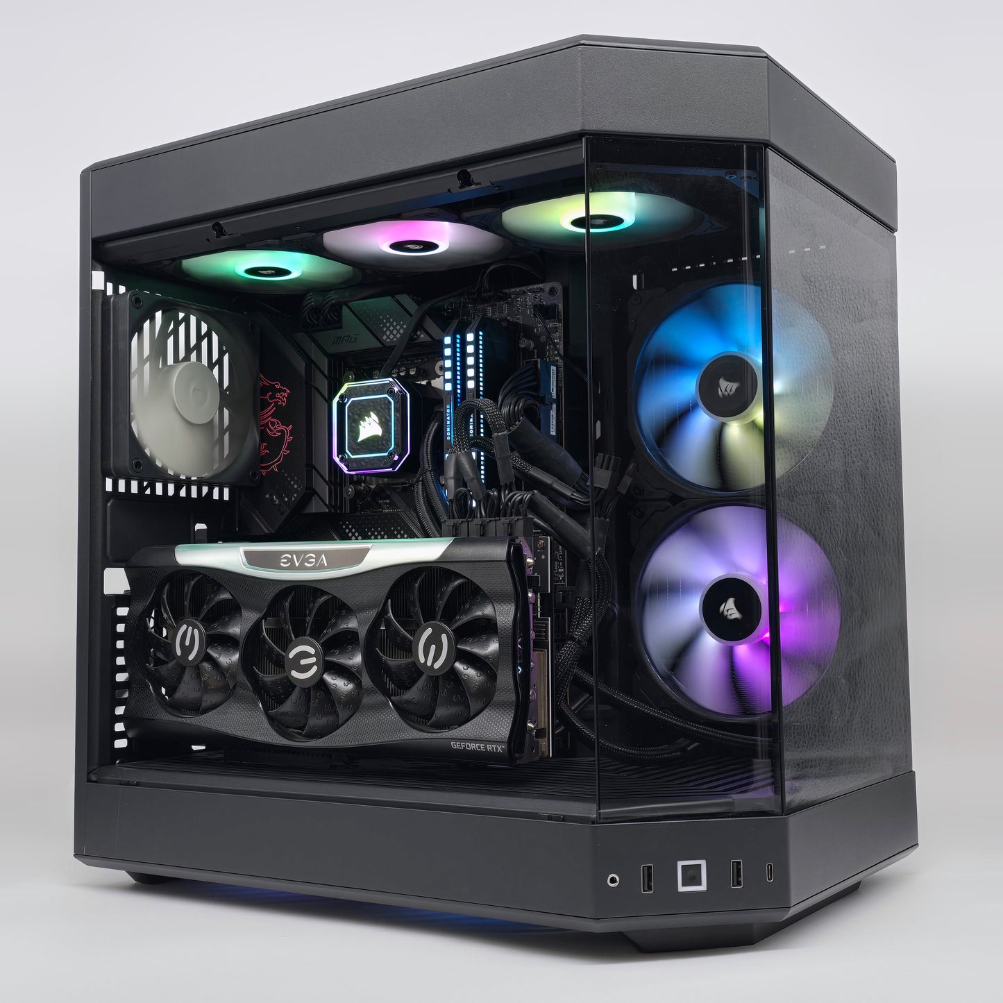 RTX 3090 FTW3, Intel i7-13700K, 32GB DDR5, Hyte Y60, Custom Liquid Cooled RGB Gaming PC
