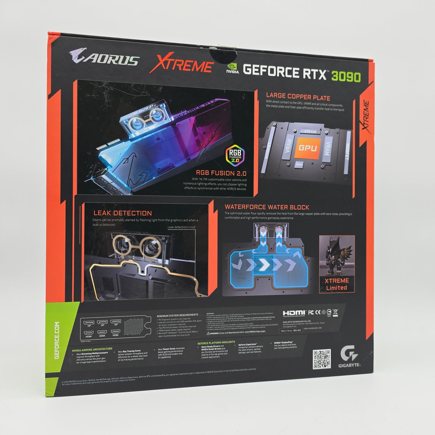 RTX 3090 Gigabyte Aorus XTREME Waterforce Watercooled 24GB, NVIDIA Gaming Graphics Card GPU