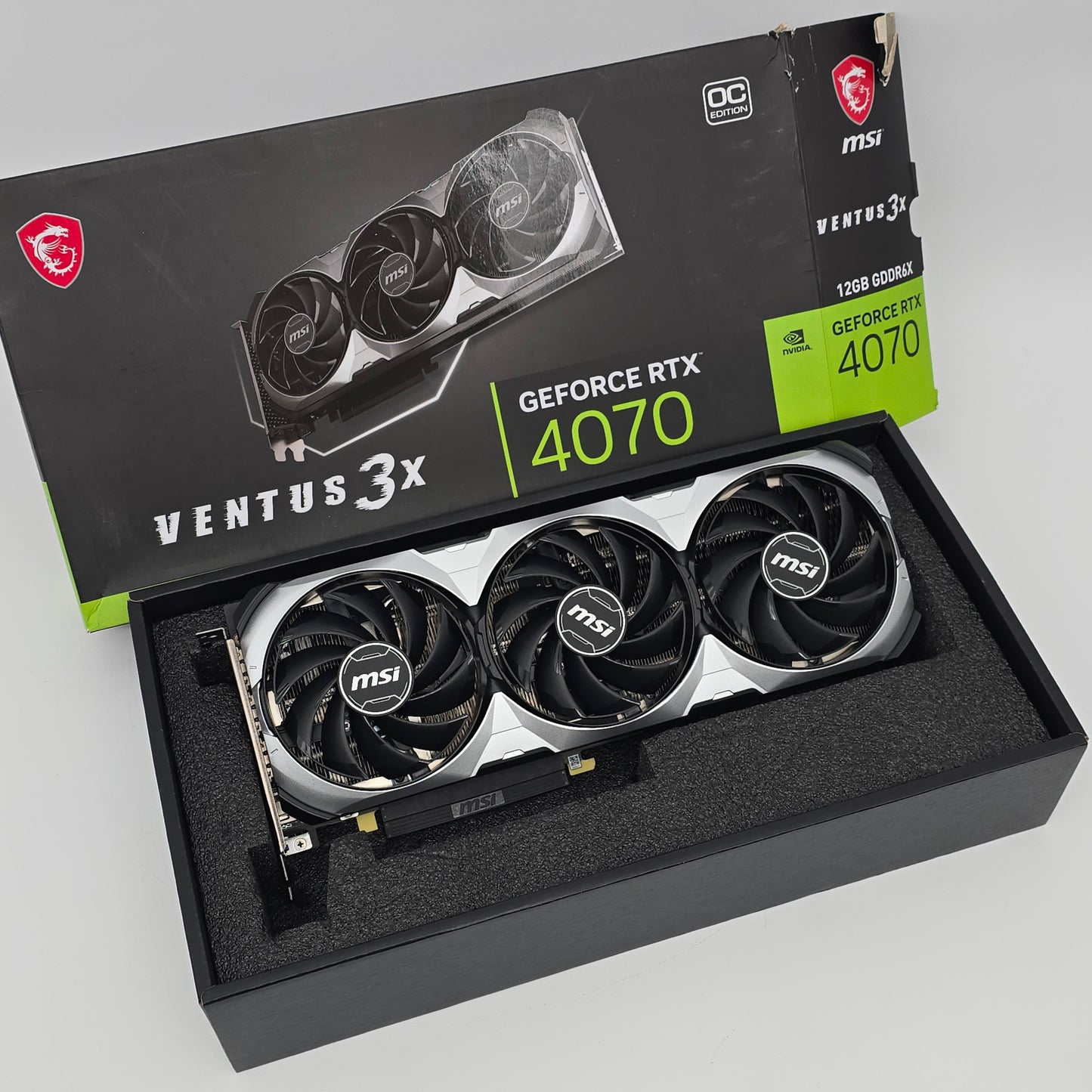 RTX 4070 MSI Ventus 3x OC 8GB, NVIDIA Gaming Graphics Card GPU