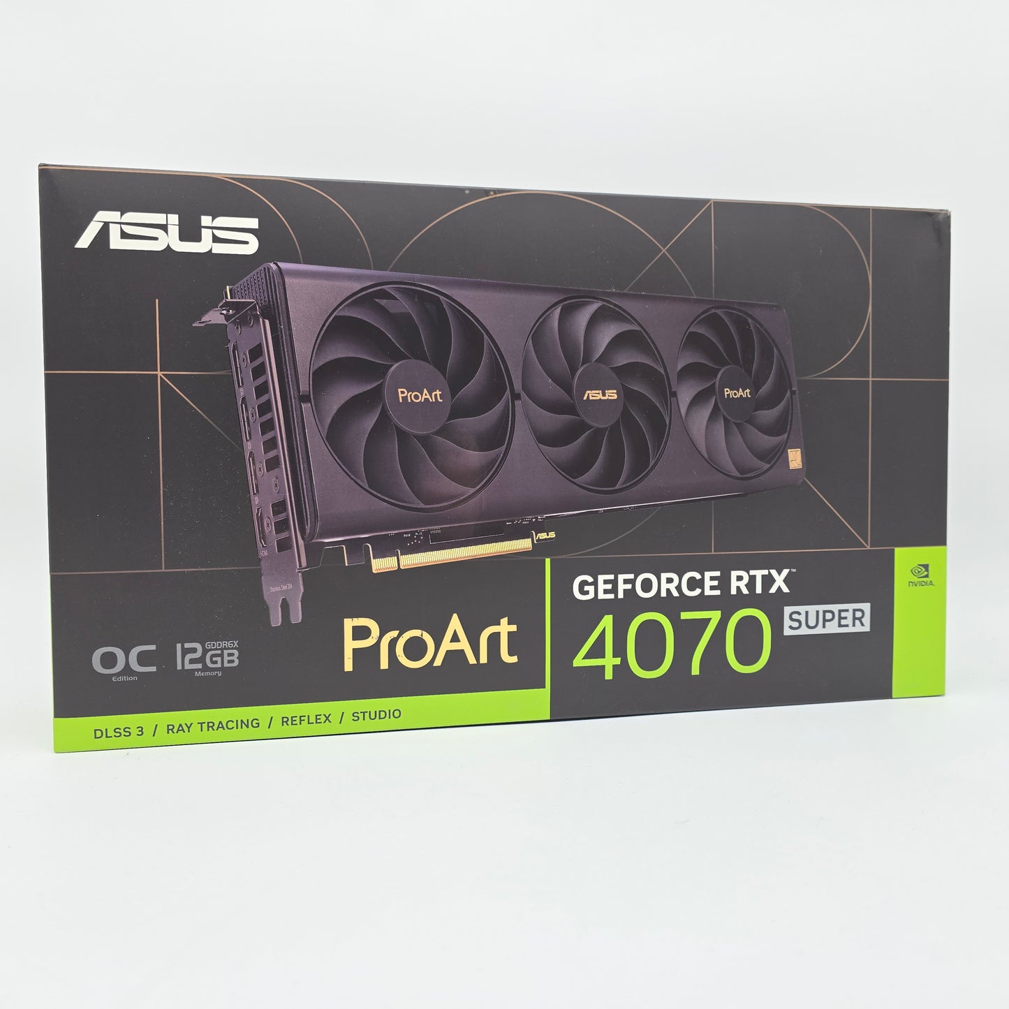 RTX 4070 Super ASUS ProArt OC Edition 12GB, NVIDIA Gaming Graphics Card GPU