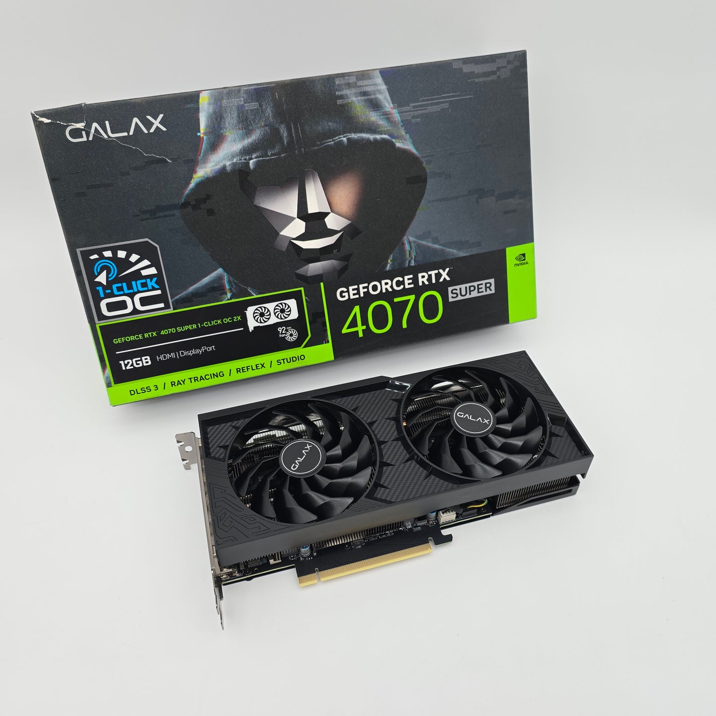 RTX 4070 Super GALAX 1-Click OC 12GB, NIVIDA Gaming Graphics Card GPU