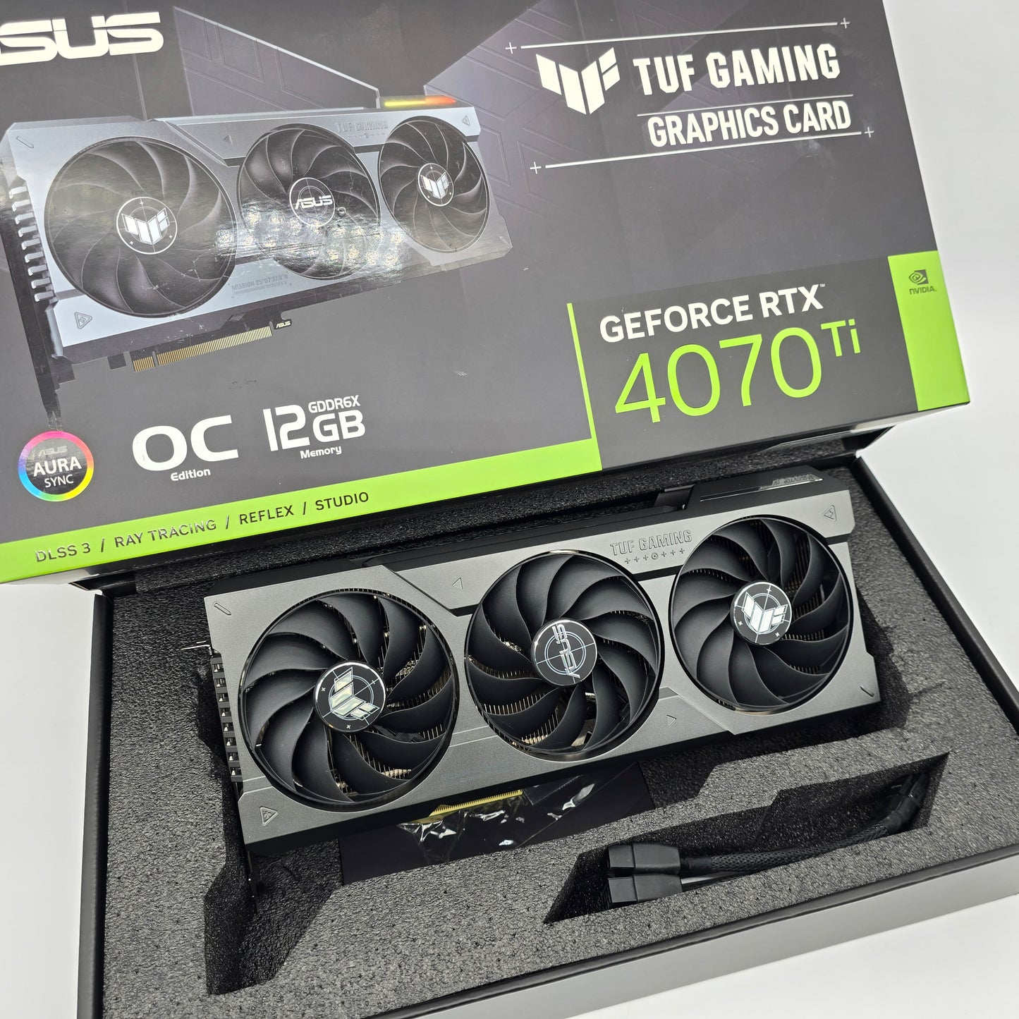 RTX 4070Ti ASUS TUF OC 12GB, NVIDIA Gaming Graphics Card GPU