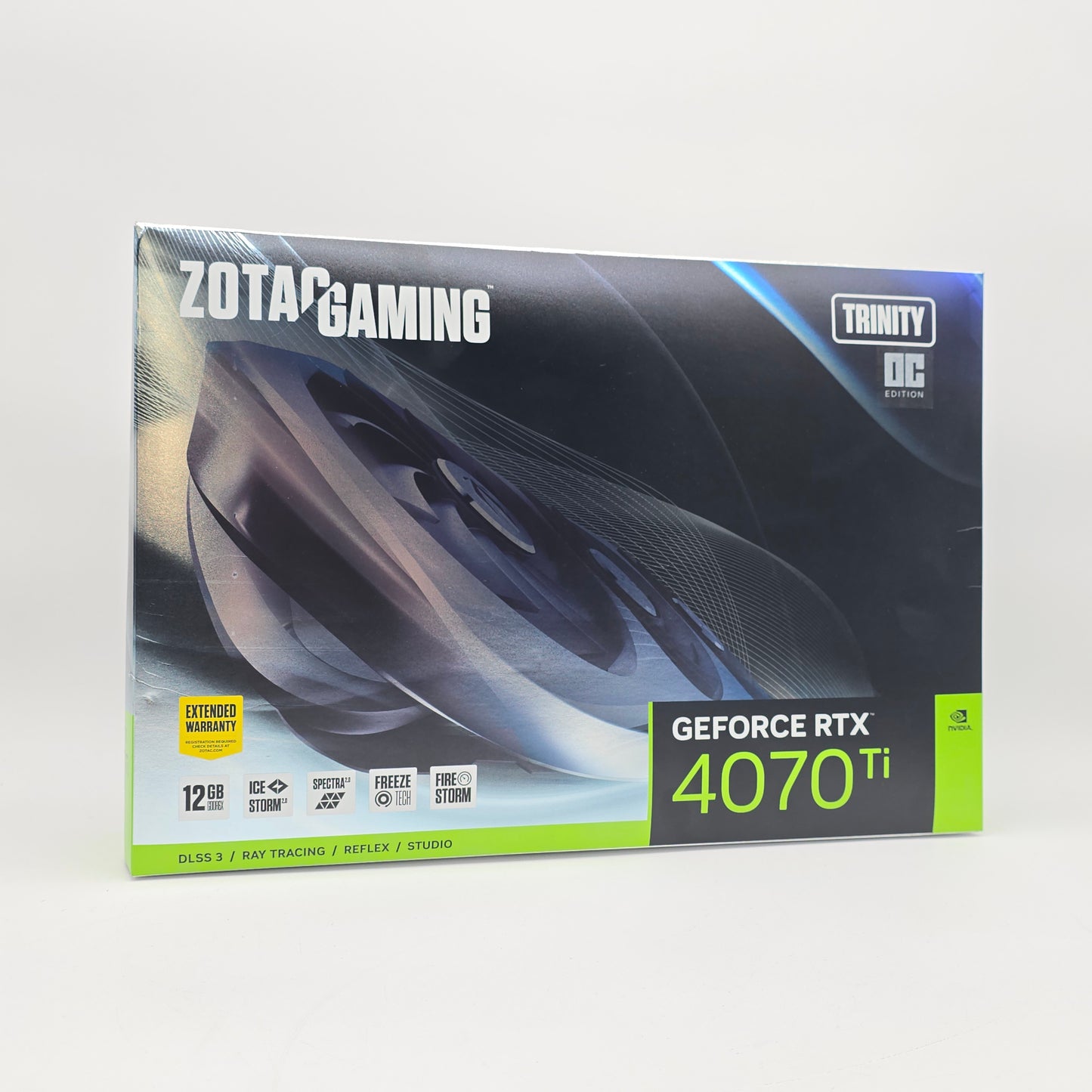 RTX 4070Ti Zotac Trinity OC 12GB, NVIDIA Gaming Graphics Card GPU