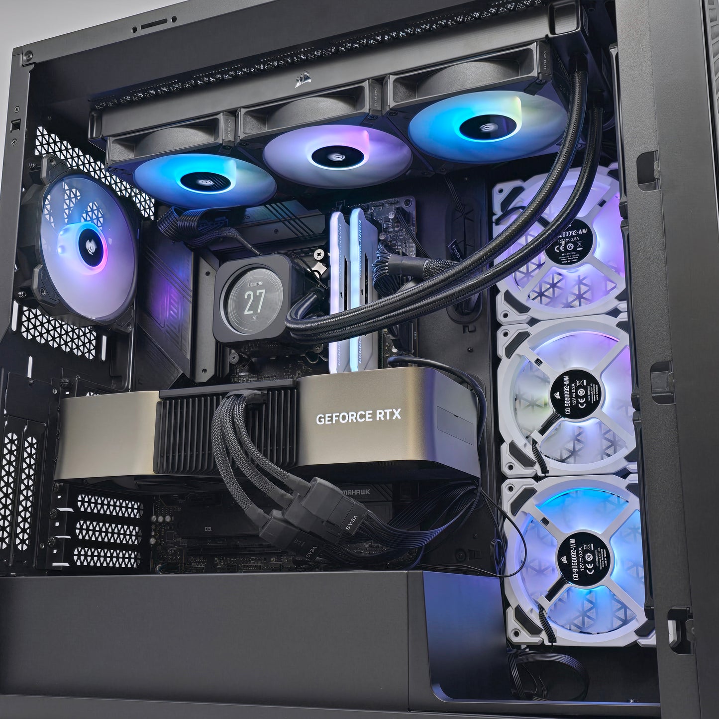 RTX 4080, Intel i7-13700K, 32GB RAM, LCD AIO Liquid Cooled Custom Gaming PC