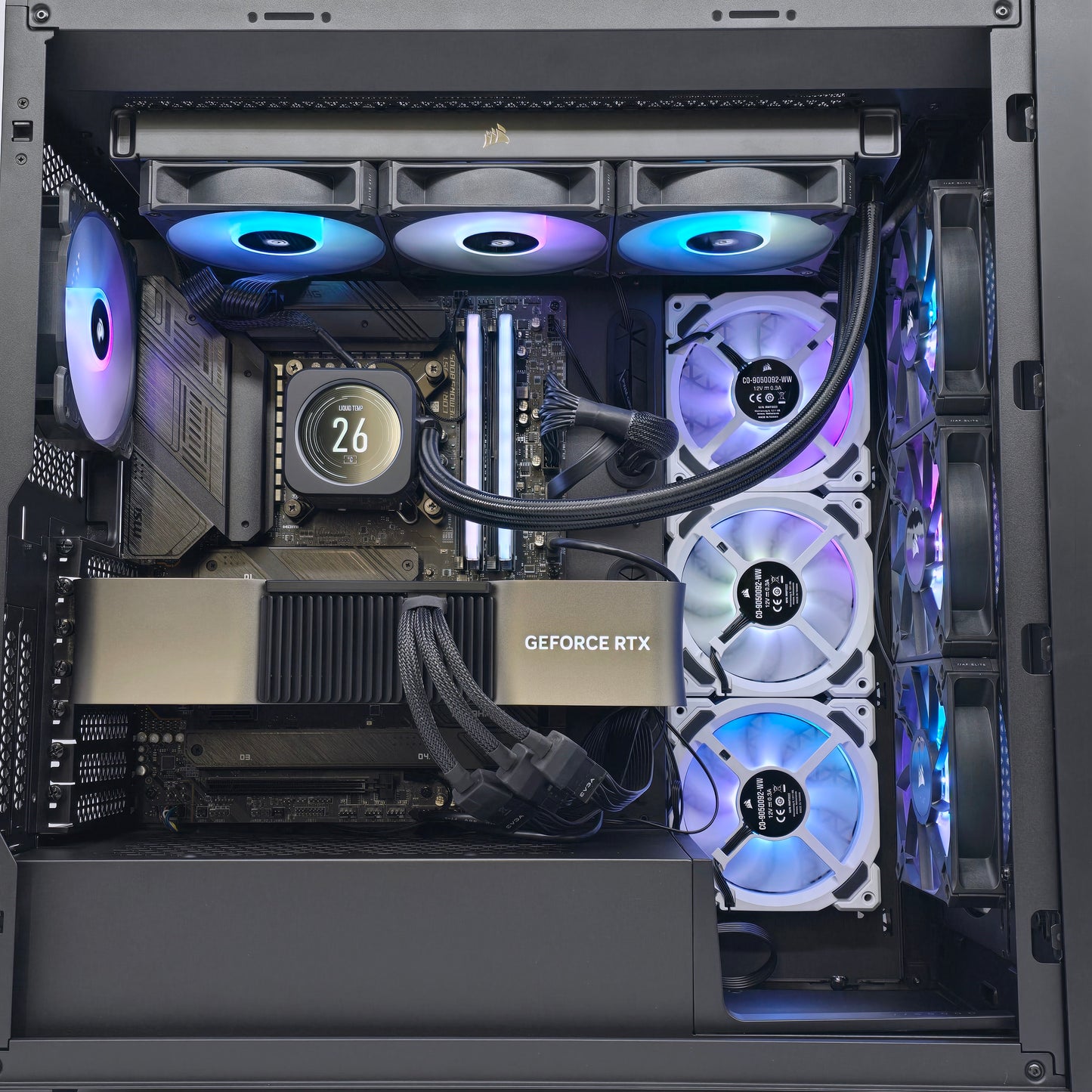 RTX 4080, Intel i7-13700K, 32GB RAM, LCD AIO Liquid Cooled Custom Gaming PC