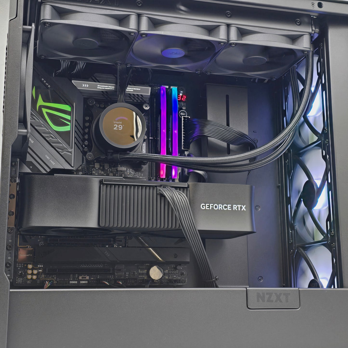 RTX 4080 Super, Intel i9-14900K, 64GB DDR5, 2TB, LCD AIO Liquid Cooler, Custom Gaming PC