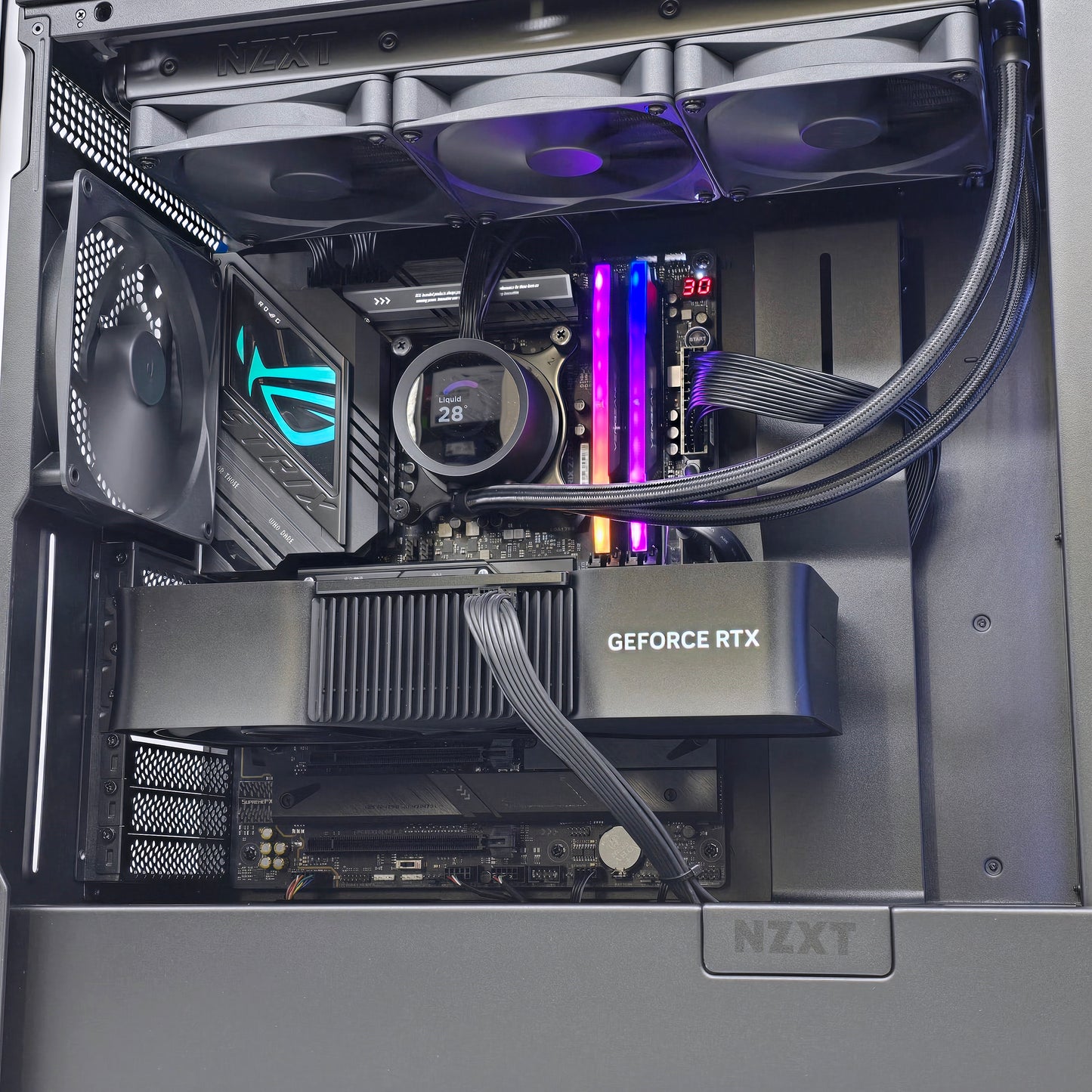 RTX 4080 Super, Intel i9-14900K, 64GB DDR5, 2TB, LCD AIO Liquid Cooler, Custom Gaming PC