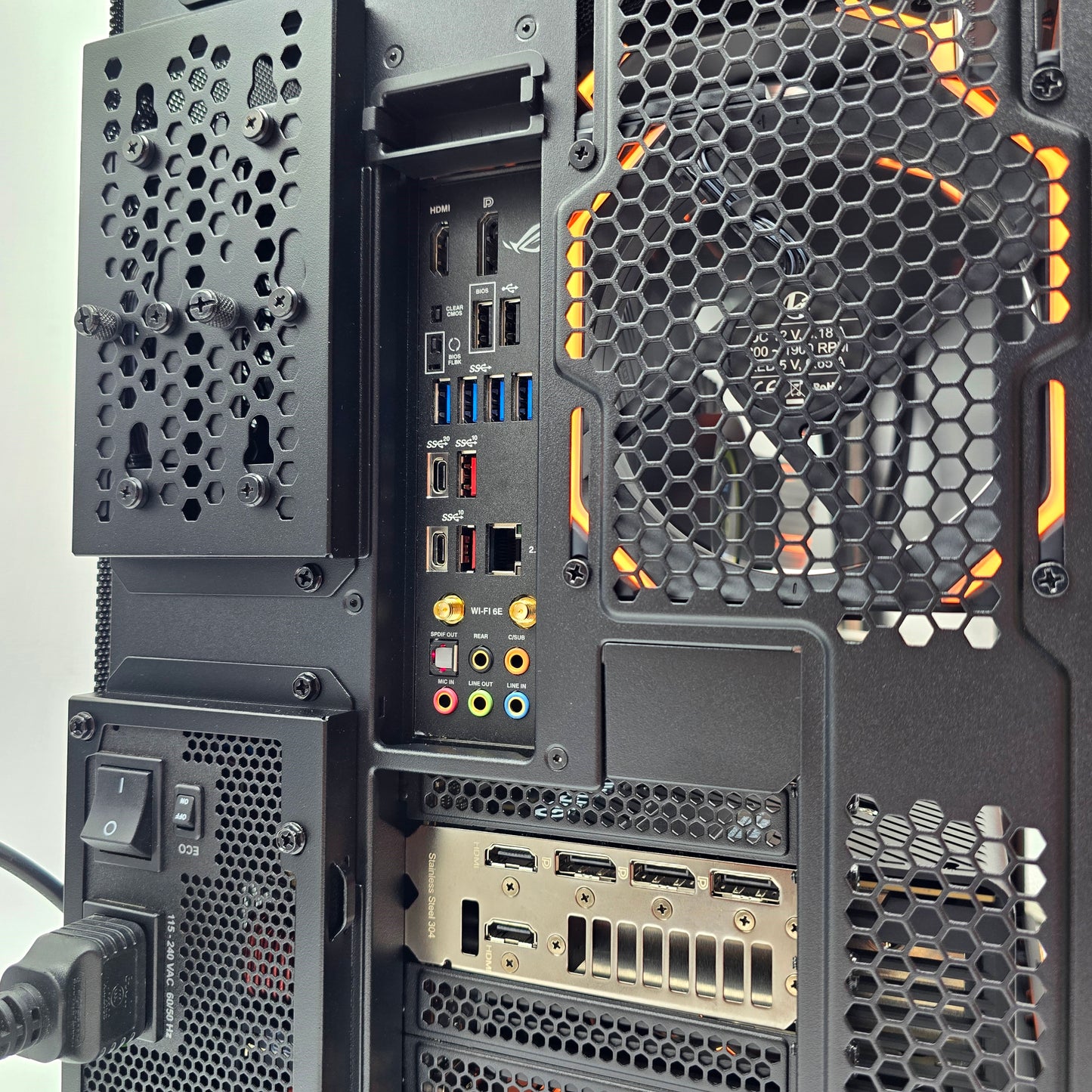 RTX 4080 Strix, Intel i9-14900K, 64GB DDR5, 2TB NVMe, Brand New High End ROG STRIX Prebuilt Gaming PC