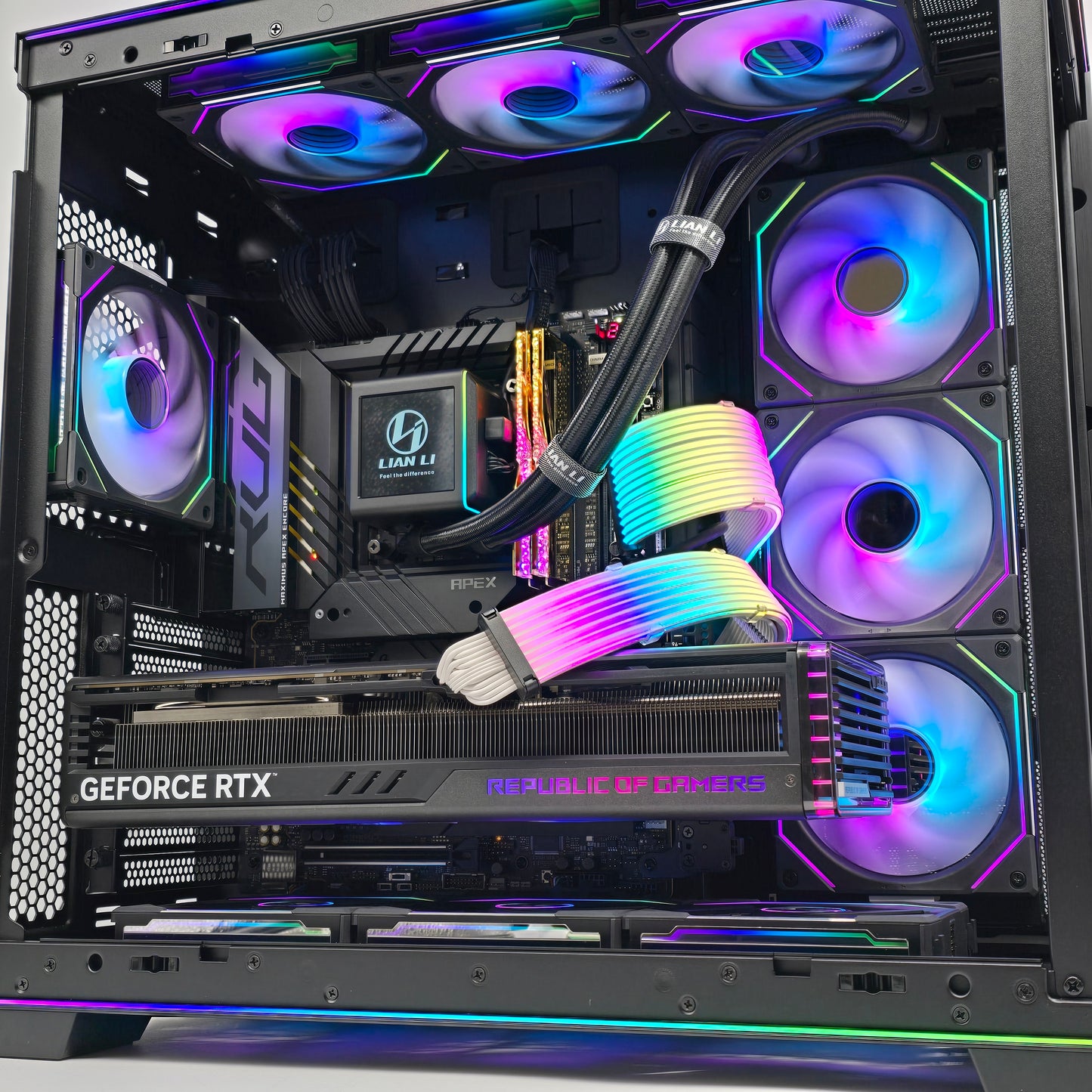 RTX 4090 ROG STRIX, Intel i9-14900K, 48GB 8000MHz DDR5, 8TB, Custom Liquid Cooled Gaming PC