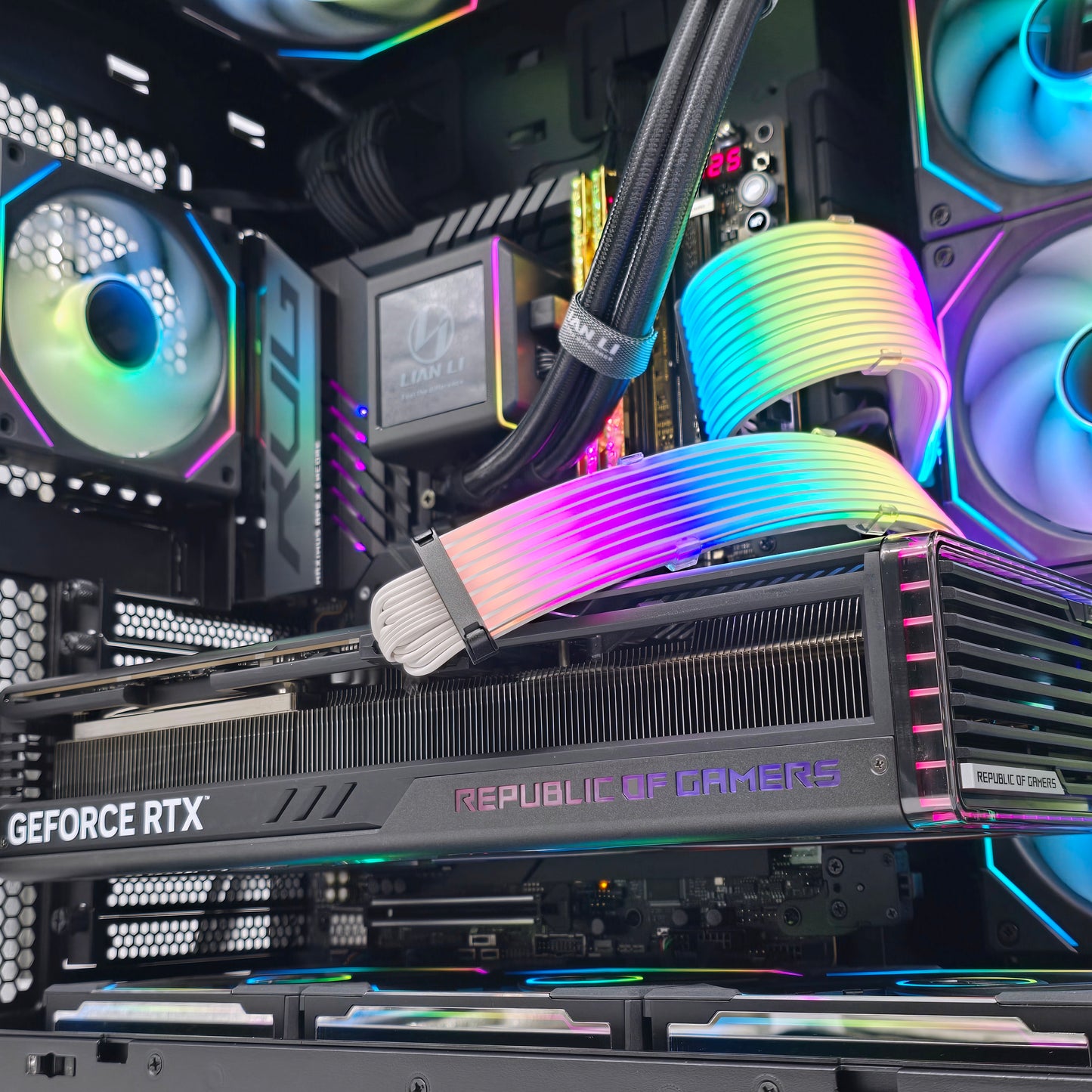 RTX 4090 ROG STRIX, Intel i9-14900K, 48GB 8000MHz DDR5, 8TB, Custom Liquid Cooled Gaming PC