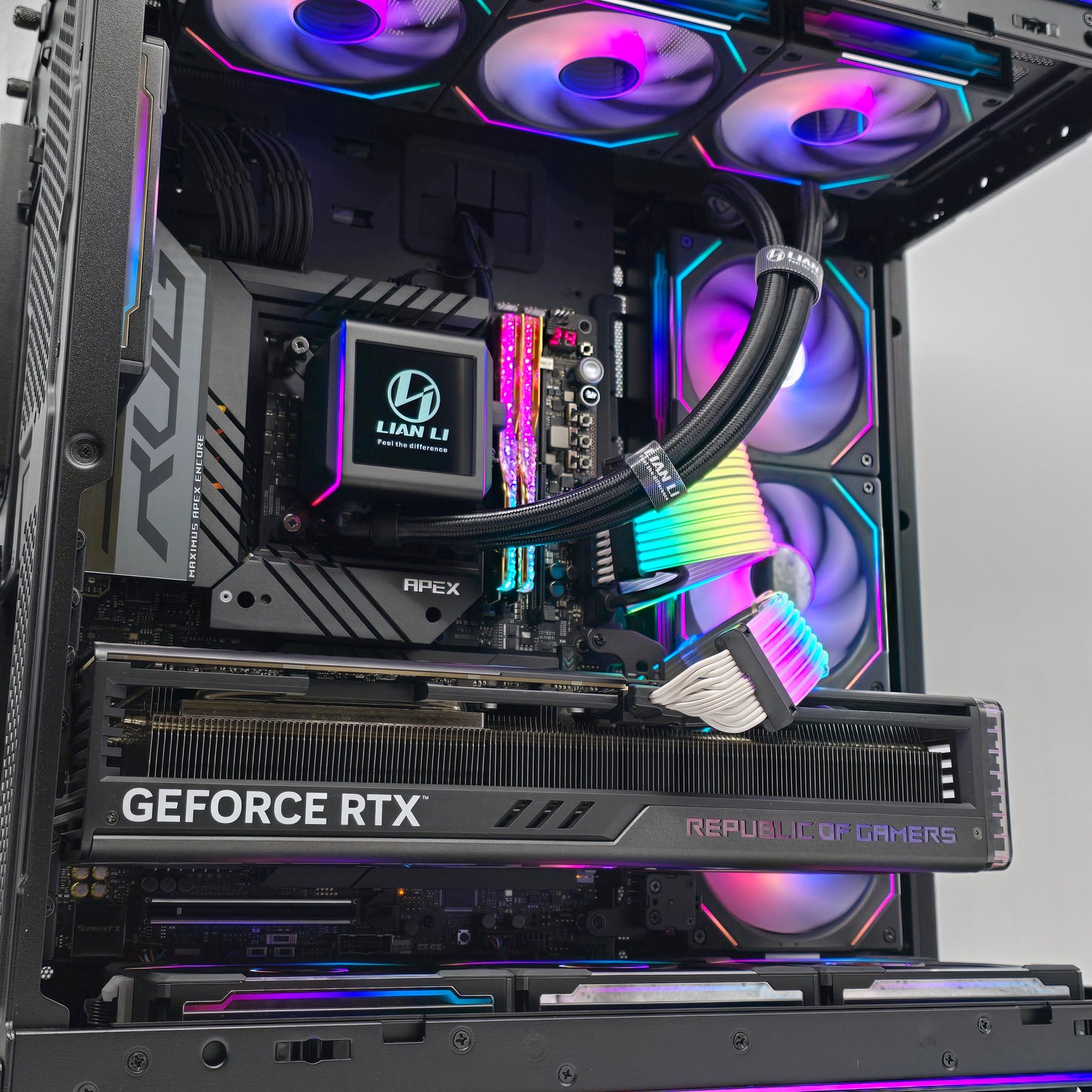 RTX 4090 ROG STRIX, Intel i9-14900K, 48GB 8000MHz DDR5, 8TB, Custom Liquid Cooled Gaming PC