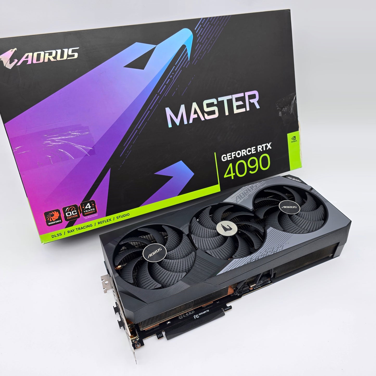RTX 4090 Gigabyte Aorus Master OC 24GB, NVIDIA Gaming Graphics Card GPU