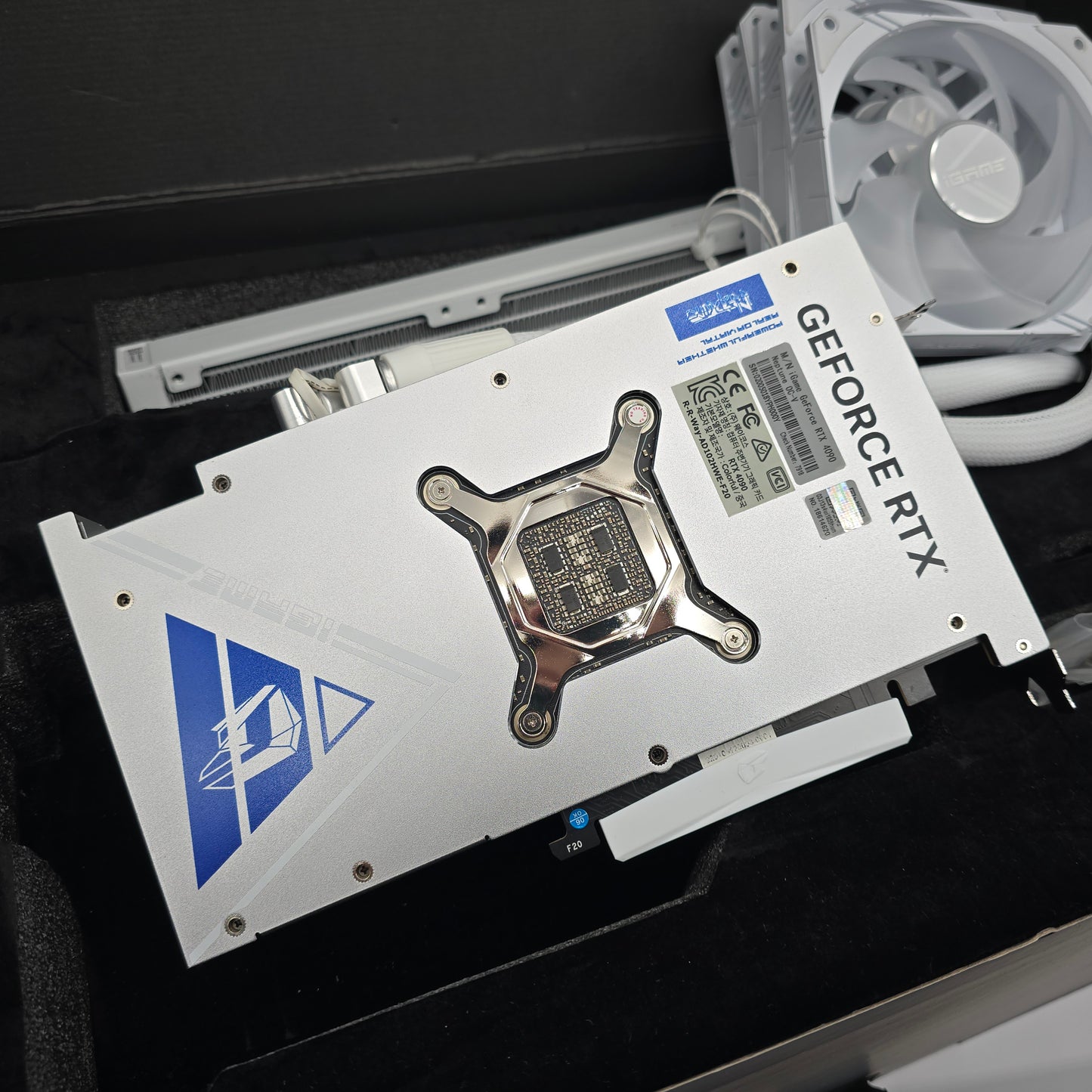RTX 4090 NEPTUNE OC-V Edition 24GB 360mm AIO Liquid Cooled White, NVIDIA Gaming Graphics Card GPU, Colorful iGame