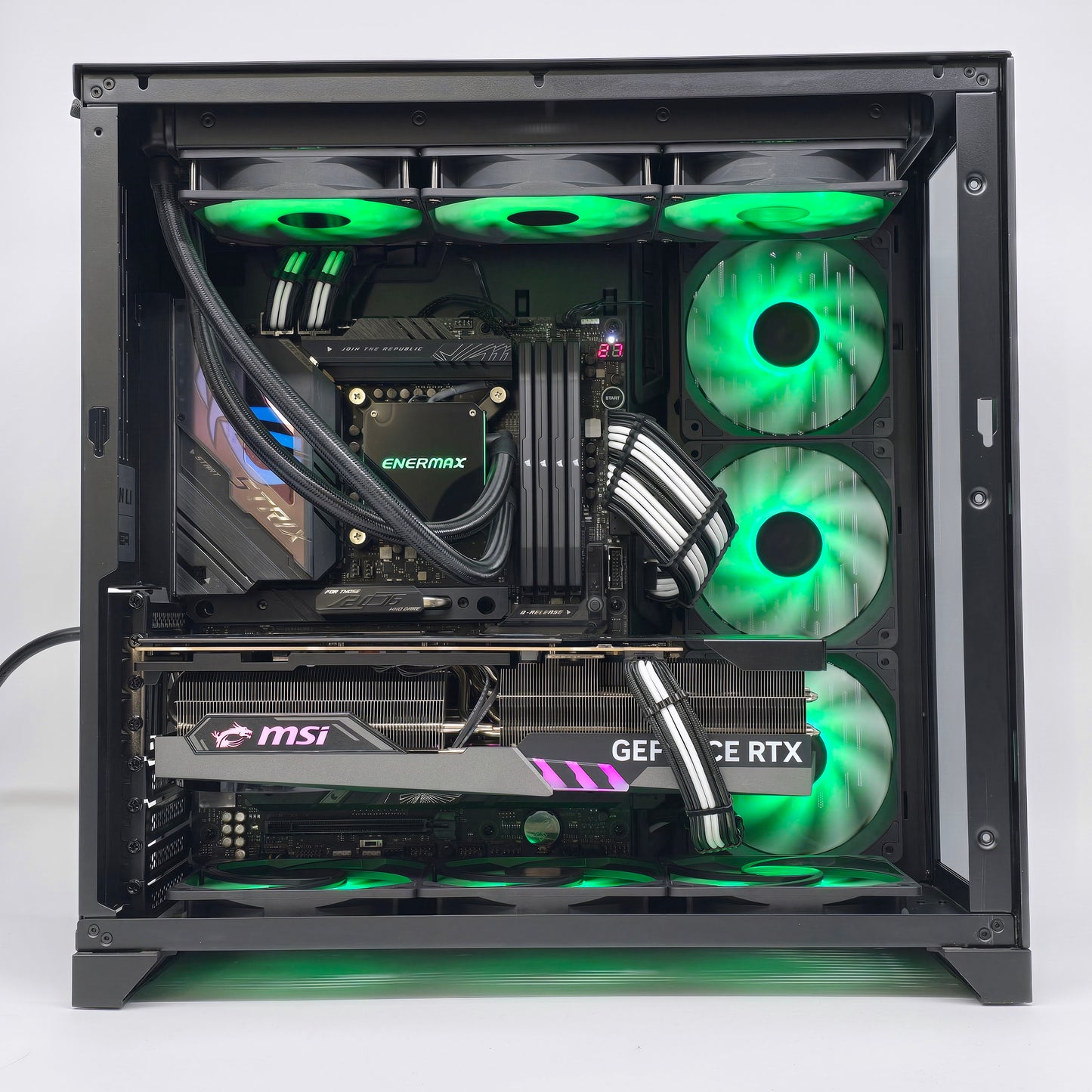 RTX 4090, Intel i9-13900K, 64GB DDR5, 3TB NVMe, 1300w Custom Liquid Cooled Gaming PC