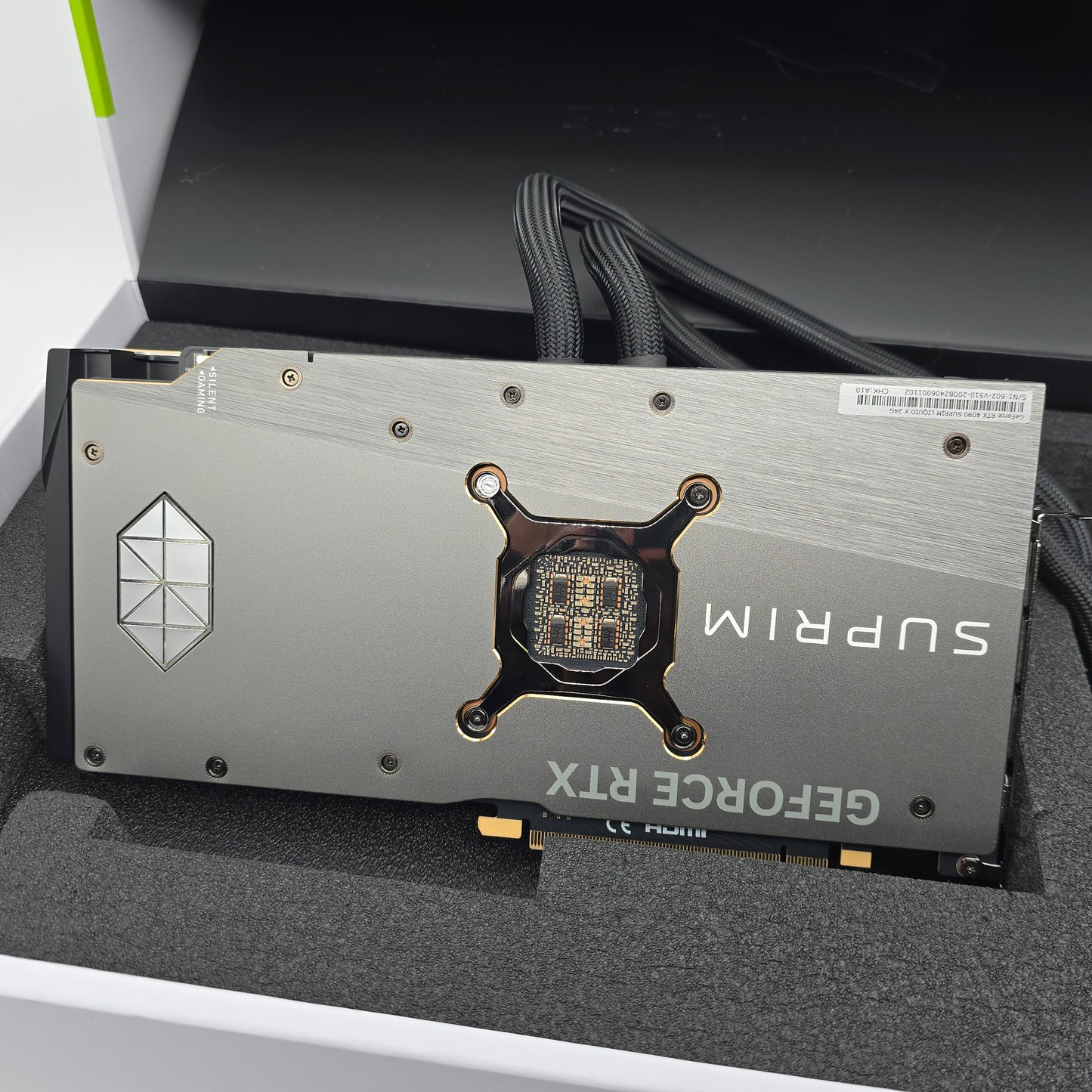 RTX 4090 MSI SUPRIM LIQUID X 24GB, NVIDIA Gaming Graphics Card GPU
