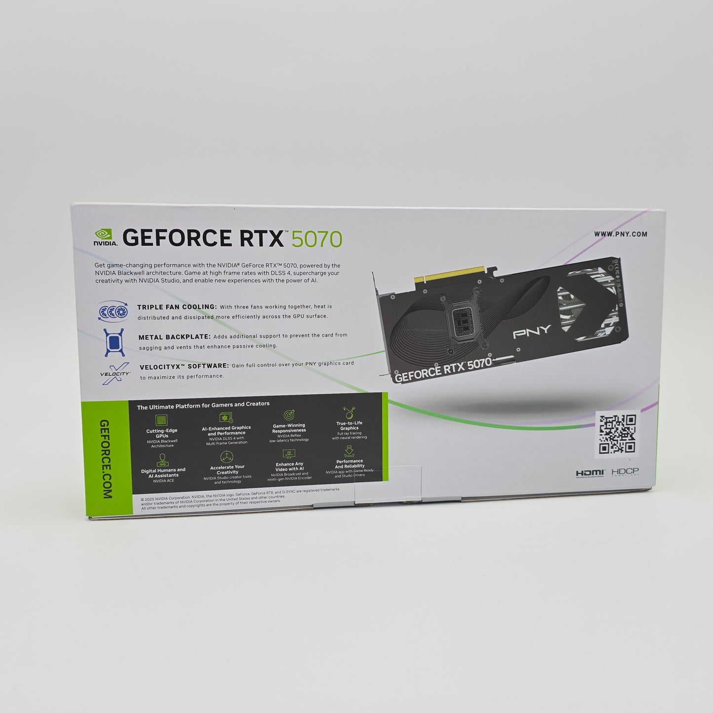 RTX 5070 PNY OC 12GB, NVIDIA Gaming Graphics Card GPU