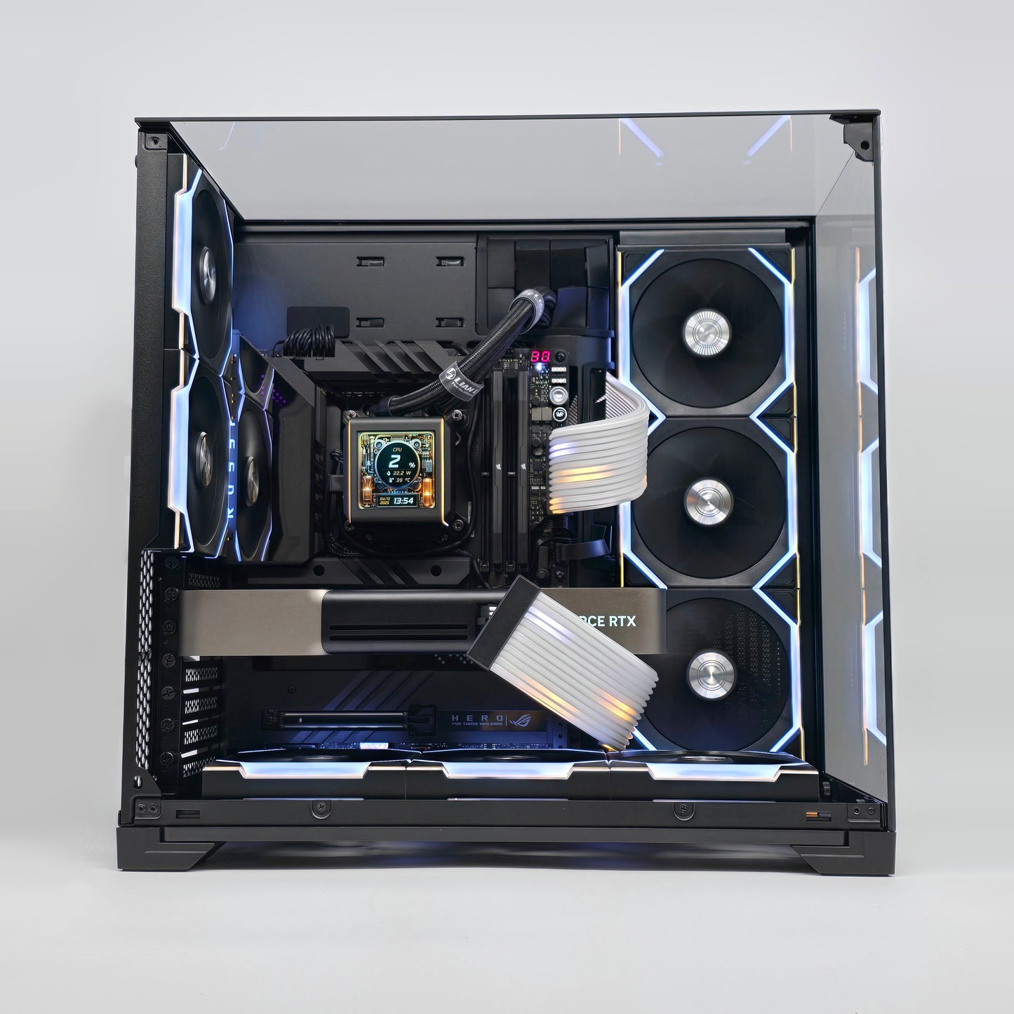 RTX 5080, Ryzen 9800X3D, 64GB DDR5, Custom LCD Liquid Cooled Gaming PC