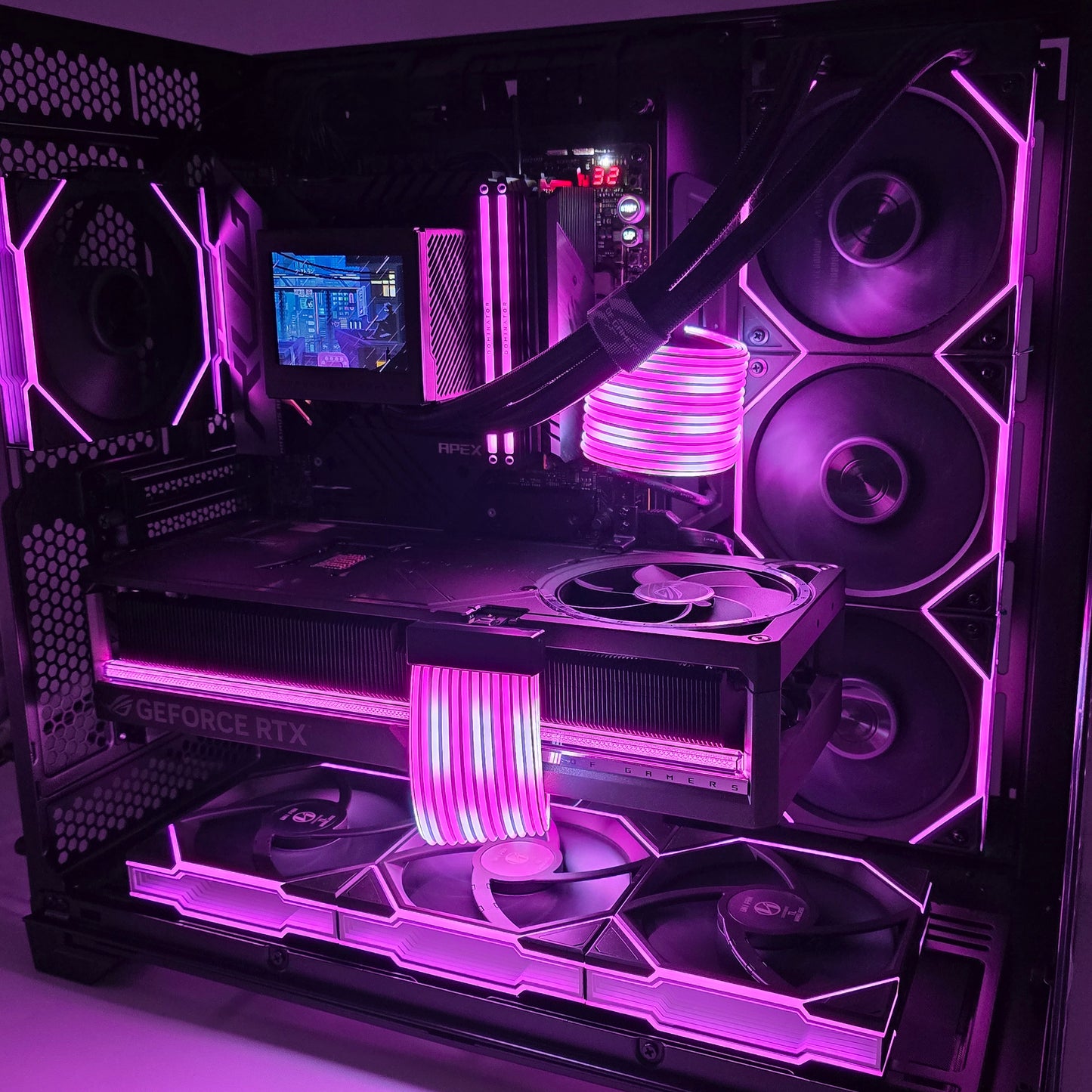 RTX 5080 ASTRAL, i9-14900K, 48GB 8200MHz DDR5, 4TB NVMe, Custom Liquid Cooled ASUS ROG Themed Gaming PC