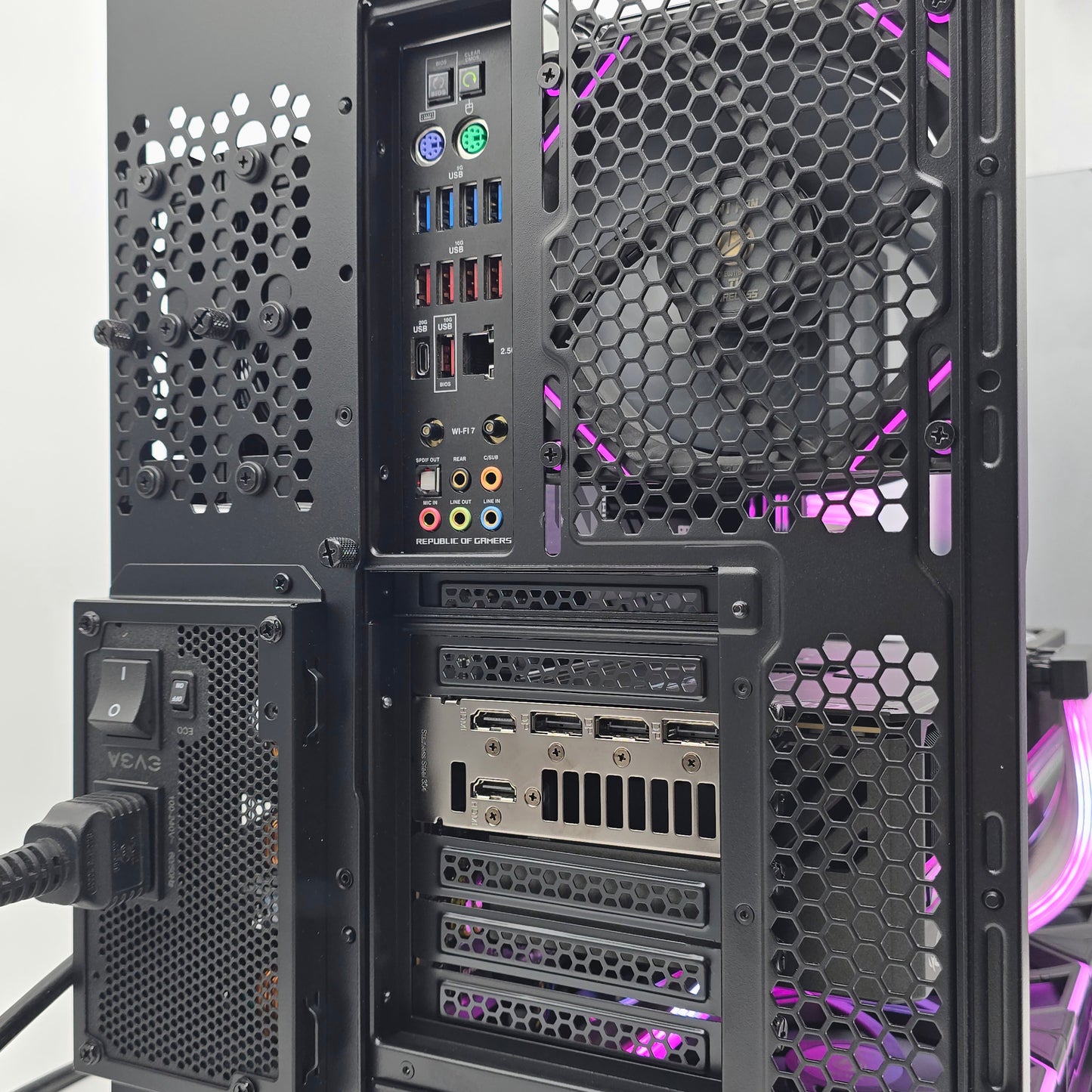 RTX 5080 ASTRAL, i9-14900K, 48GB 8200MHz DDR5, 4TB NVMe, Custom Liquid Cooled ASUS ROG Themed Gaming PC