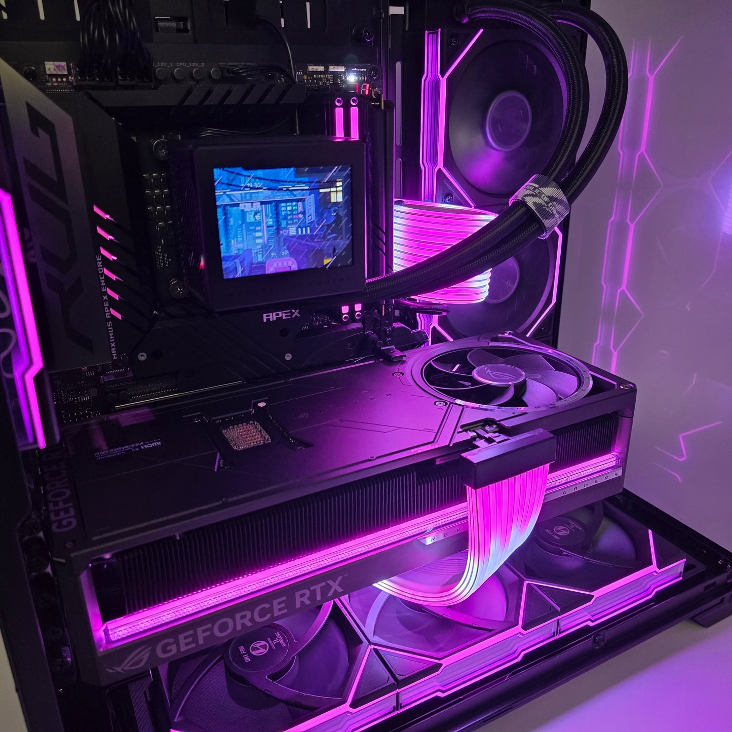 RTX 5080 ASTRAL, i9-14900K, 48GB 8200MHz DDR5, 4TB NVMe, Custom Liquid Cooled ASUS ROG Themed Gaming PC