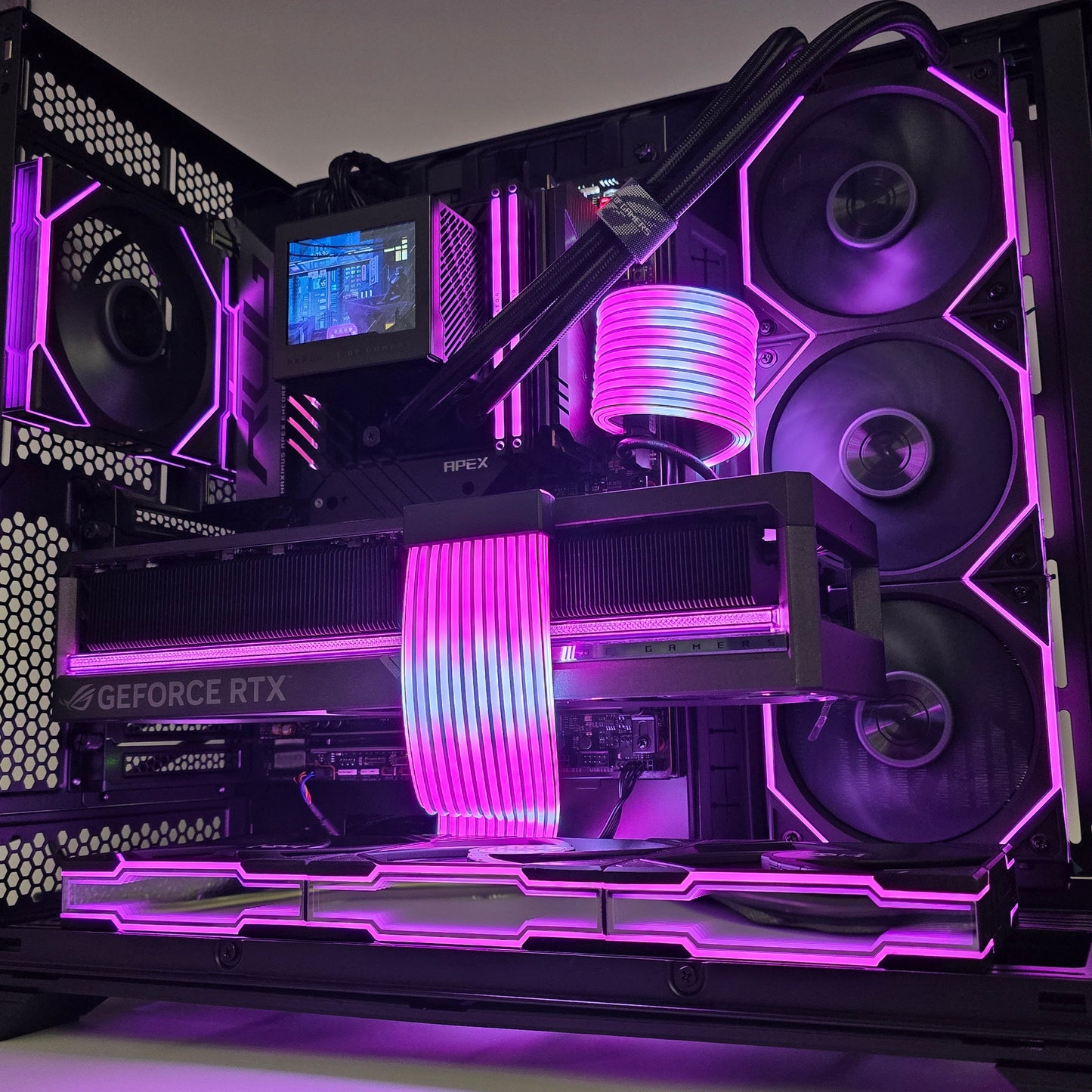 RTX 5080 ASTRAL, i9-14900K, 48GB 8200MHz DDR5, 4TB NVMe, Custom Liquid Cooled ASUS ROG Themed Gaming PC