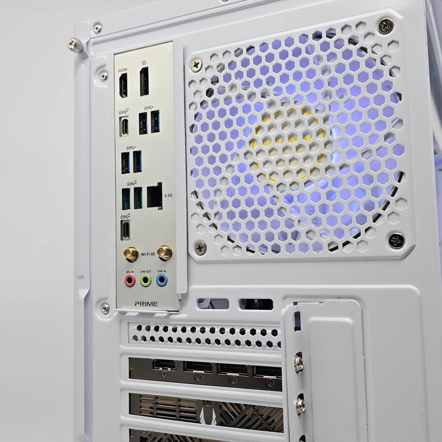 RTX 5080, Intel i9-14900K, 32GB DDR5, 2TB NVMe, LCD AIO Liquid Cooled Custom White Gaming PC