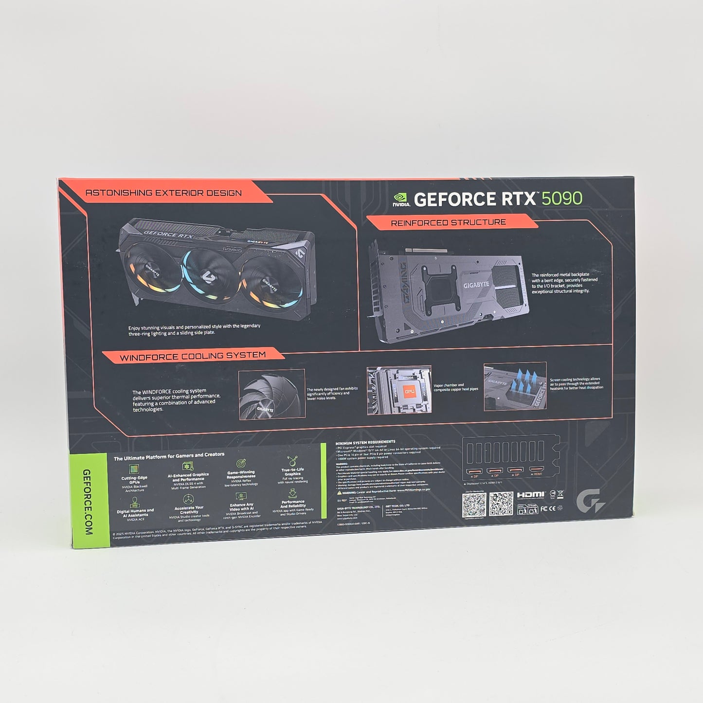 RTX 5090 Gigabyte Eagle OC 32GB, NVIDIA Gaming Graphics Card GPU