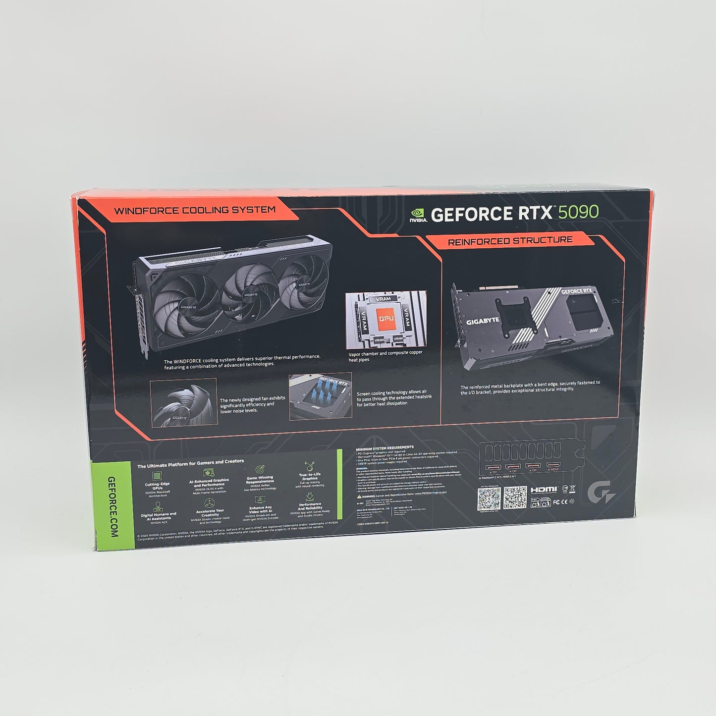 RTX 5090 Gigabyte Windforce OC 32GB, NVIDIA Gaming Graphics Card GPU, New Sealed