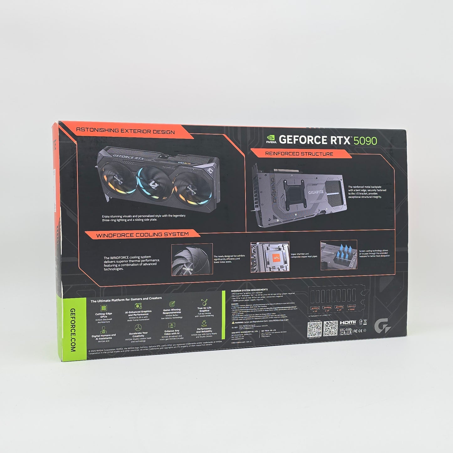 RTX 5090 Gigabyte Gaming OC 32GB, NVIDIA Gaming Graphics Card GPU
