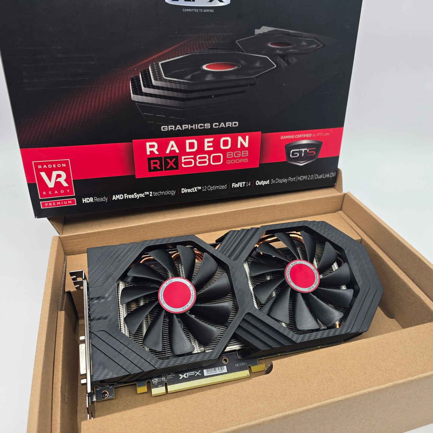 RX 580 8GB XFX, AMD Radeon Gaming Graphics Card GPU