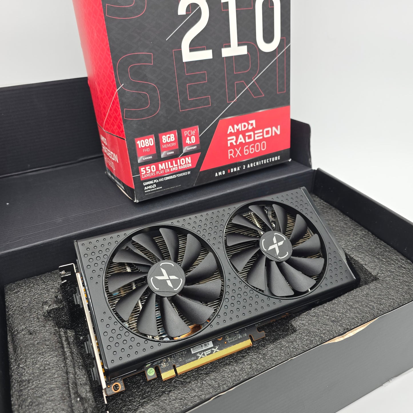 RX 6600 XFX SWFT210 8GB, AMD RADEON Gaming Graphics Card GPU